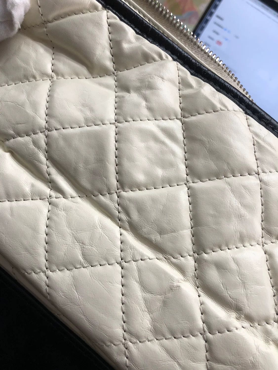 Chanel Chanel Retro Plaid Gray Shoulder Bag 28 Women Size ONE SIZE - 7 Thumbnail