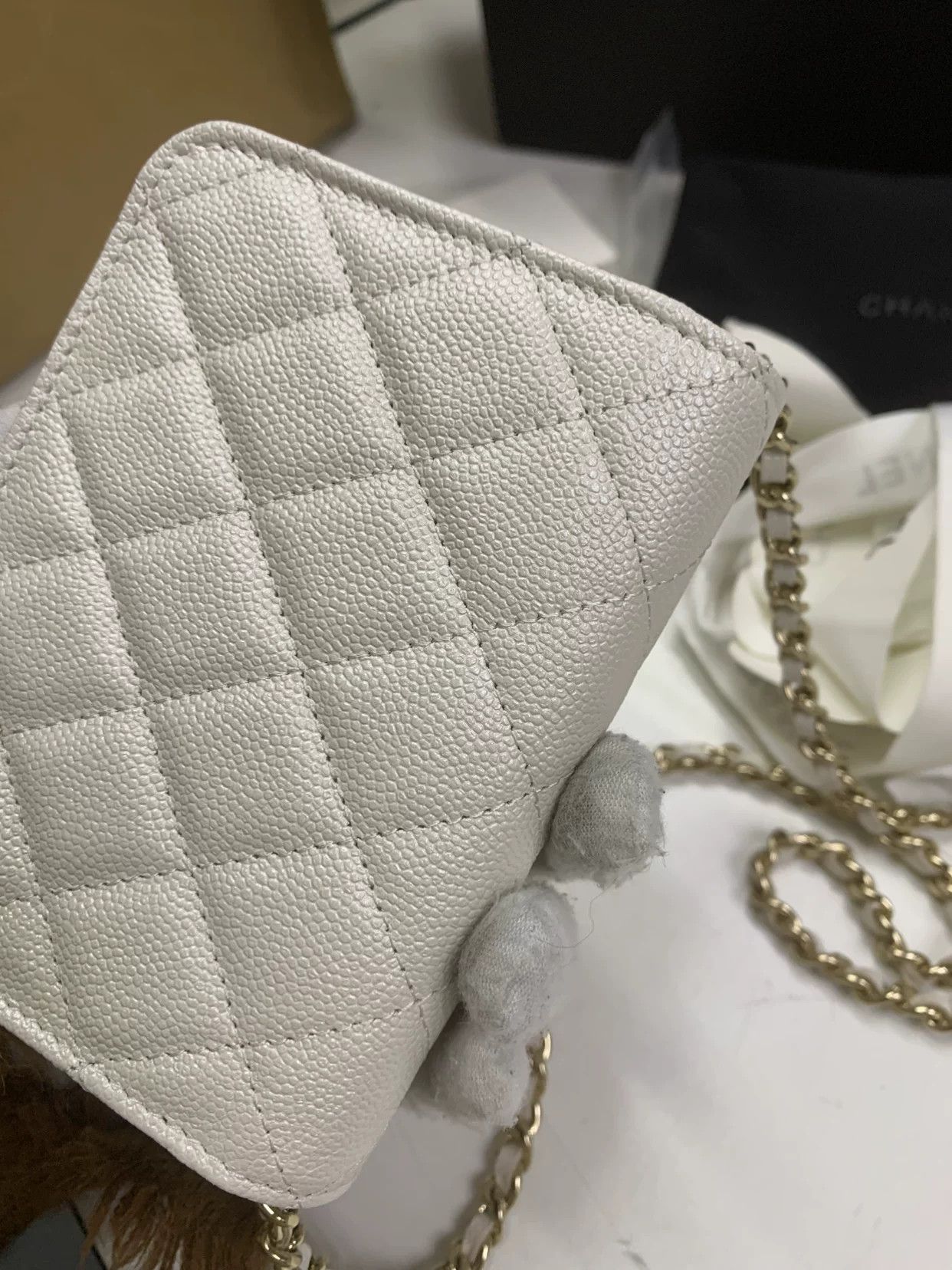 Chanel Chanel Retro Plaid Gold Shoulder Bag Women Size ONE SIZE - 8 Thumbnail