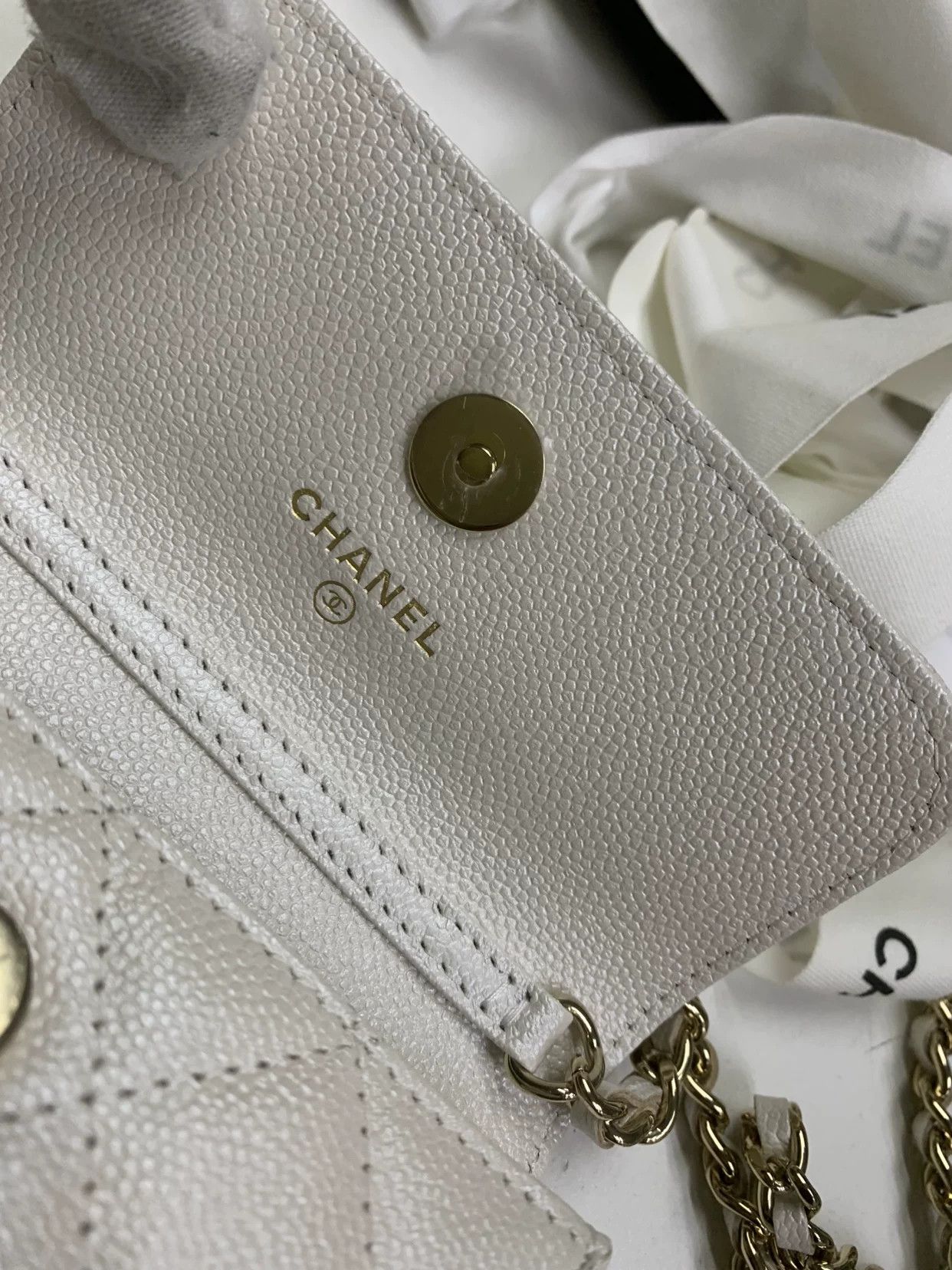 Chanel Chanel Retro Plaid Gold Shoulder Bag Women Size ONE SIZE - 7 Thumbnail
