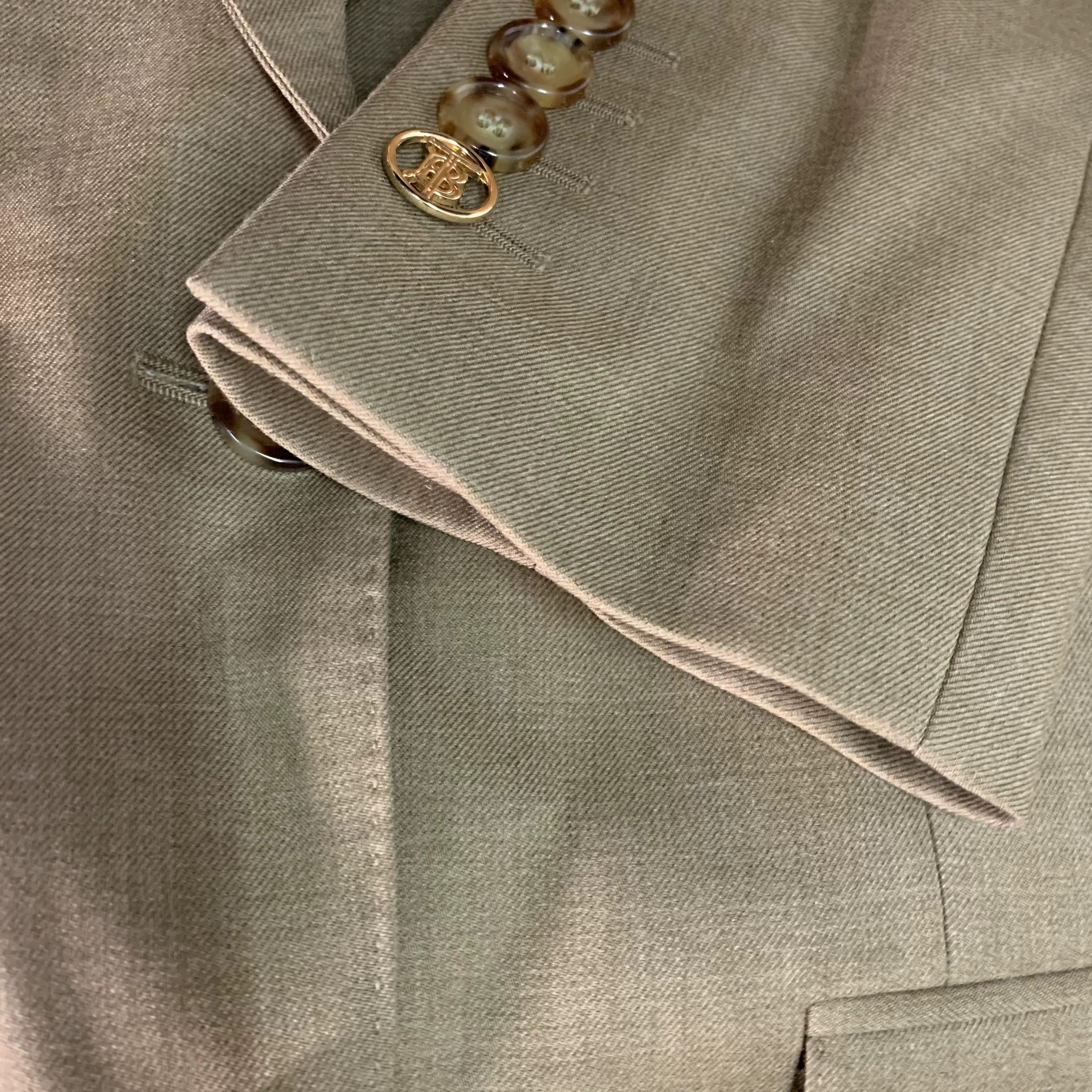 Burberry Burberry Wool Blazer XS Women Size XS / US 0-2 / IT 36-38 - 4 Thumbnail