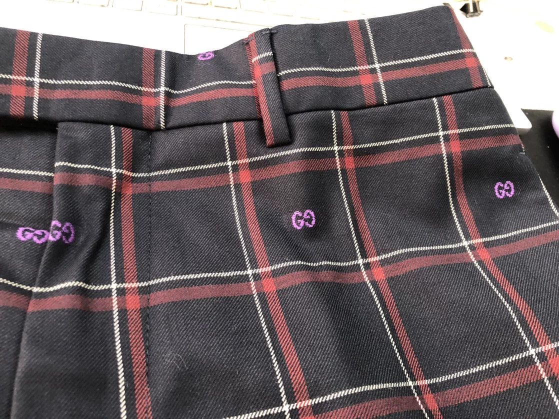 Gucci Gucci Casual Plaid Pants S Women Size 26" / US 2 / IT 38 - 7 Thumbnail