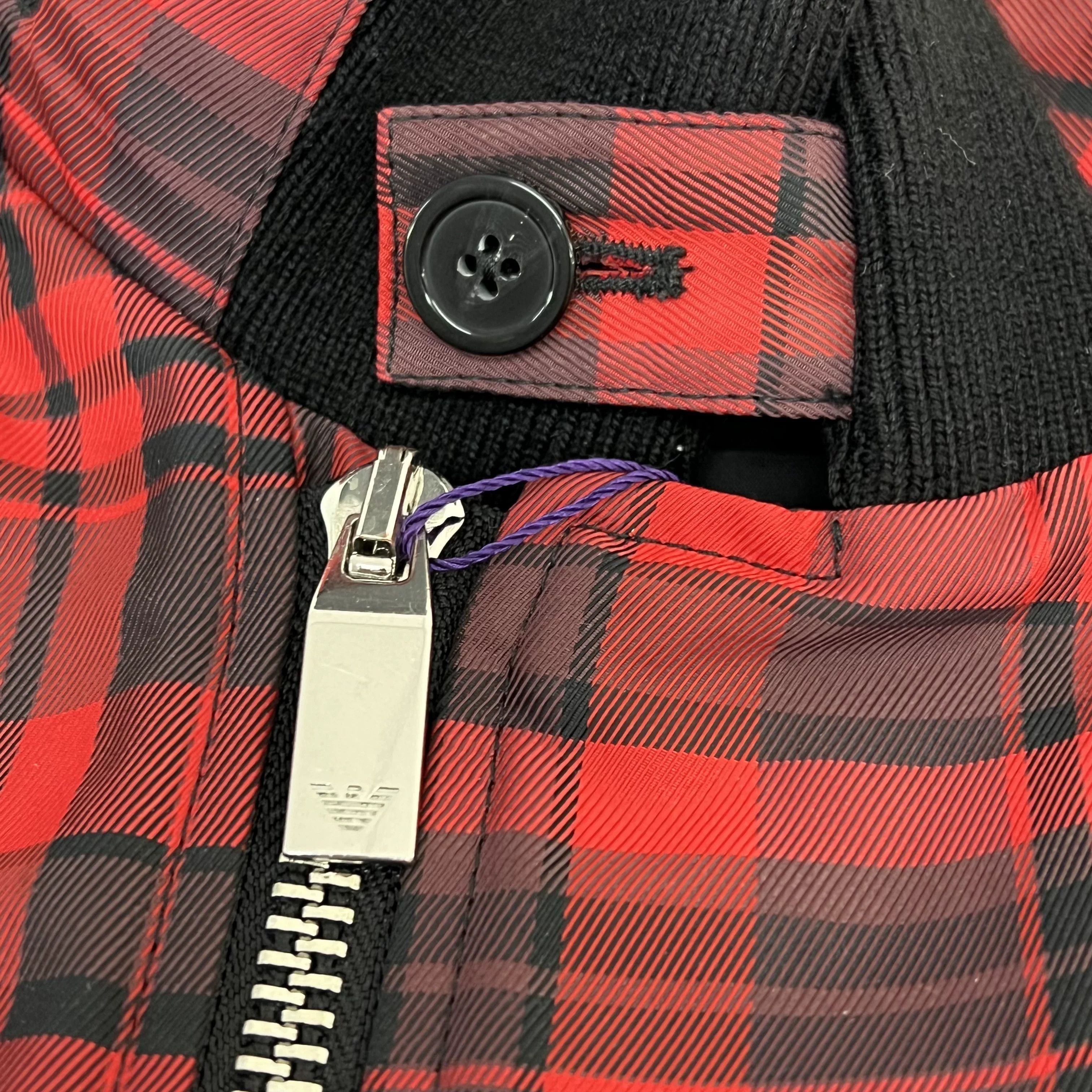 Armani Armani Wool Plaid Multi Hoodie S Men Size US S / EU 44-46 / 1 - 3 Thumbnail
