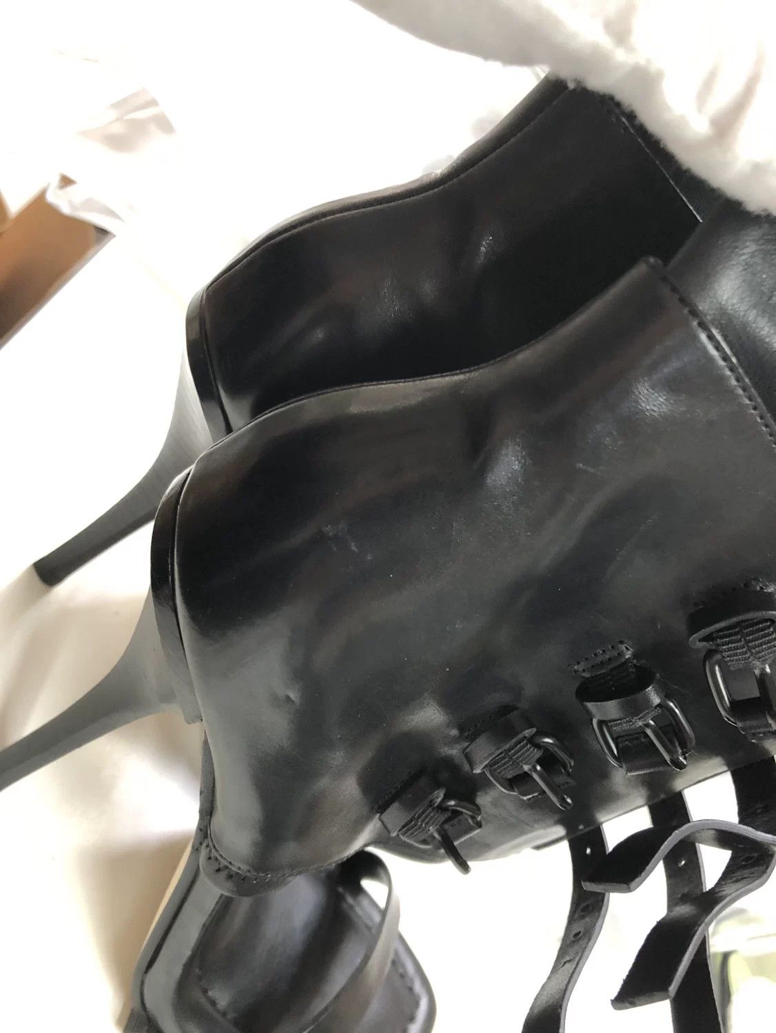Alexander Wang Alexander Wang Leather Black Sweater 37 Women Size S / US 4 / IT 40 - 6 Thumbnail