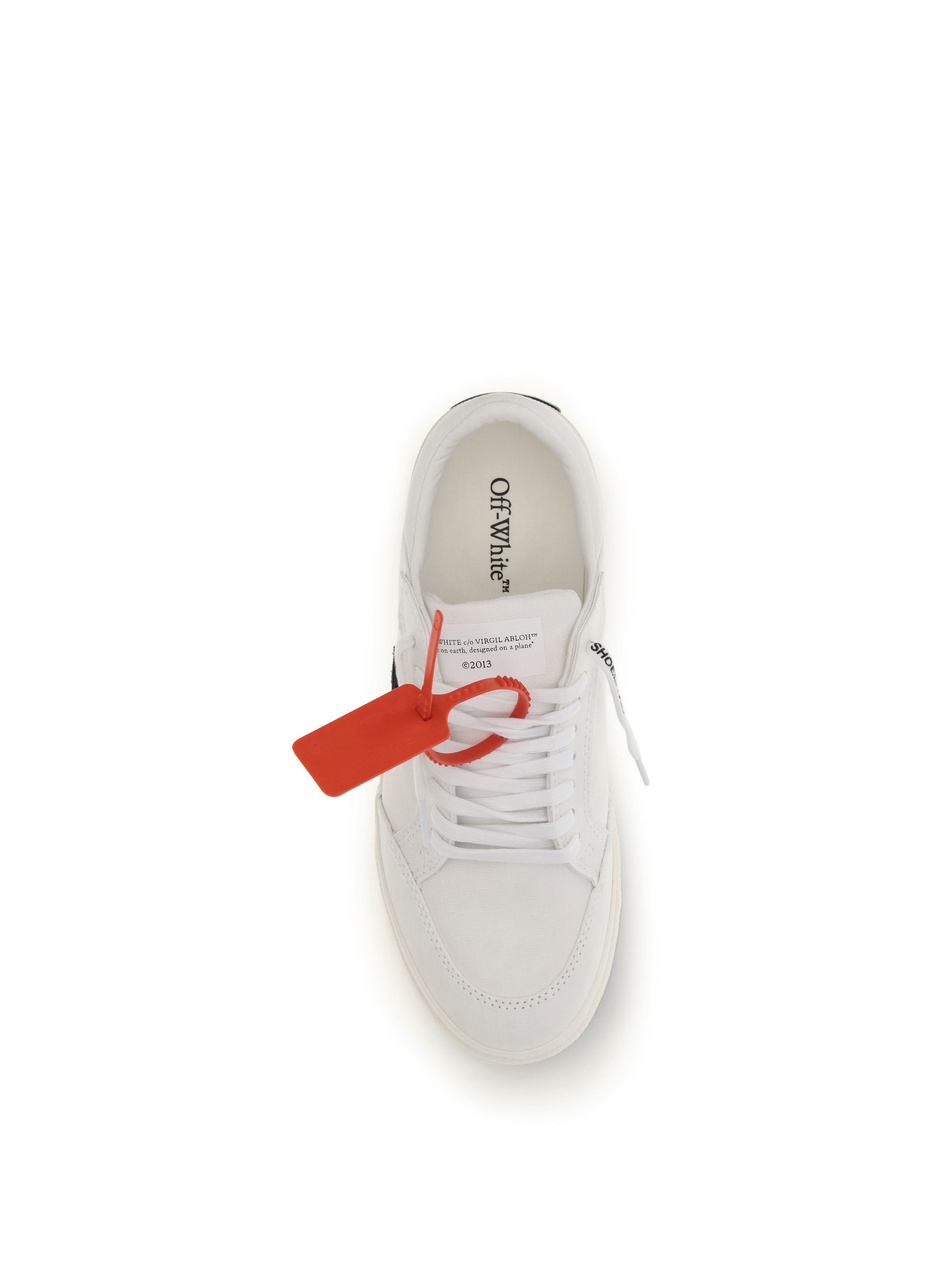 Off-White New Low Vulcanized canvas Sneakers Size US 9 / EU 42 - 4 Thumbnail