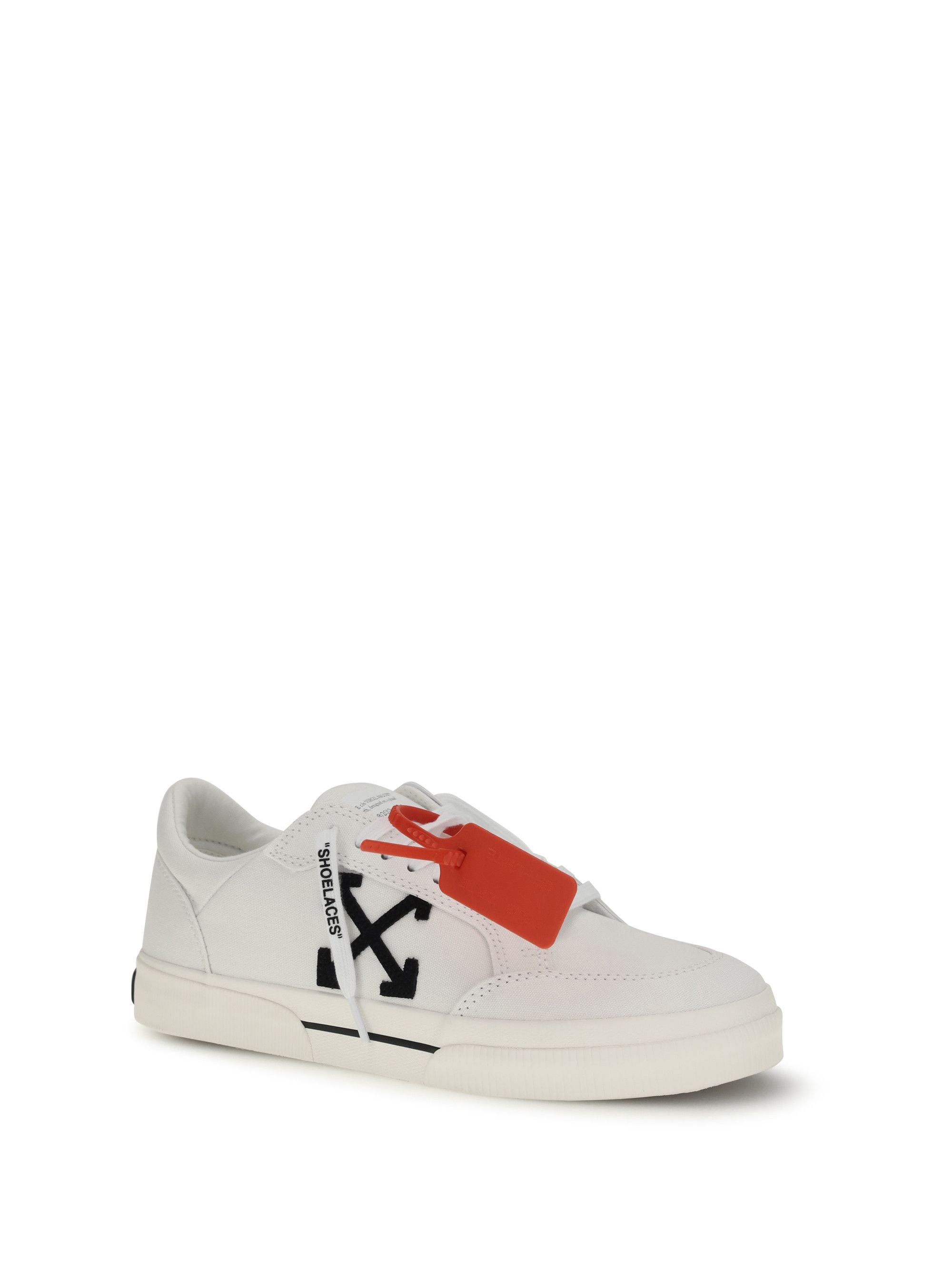 Off-White New Low Vulcanized canvas Sneakers Size US 11 / EU 44 - 2 Thumbnail
