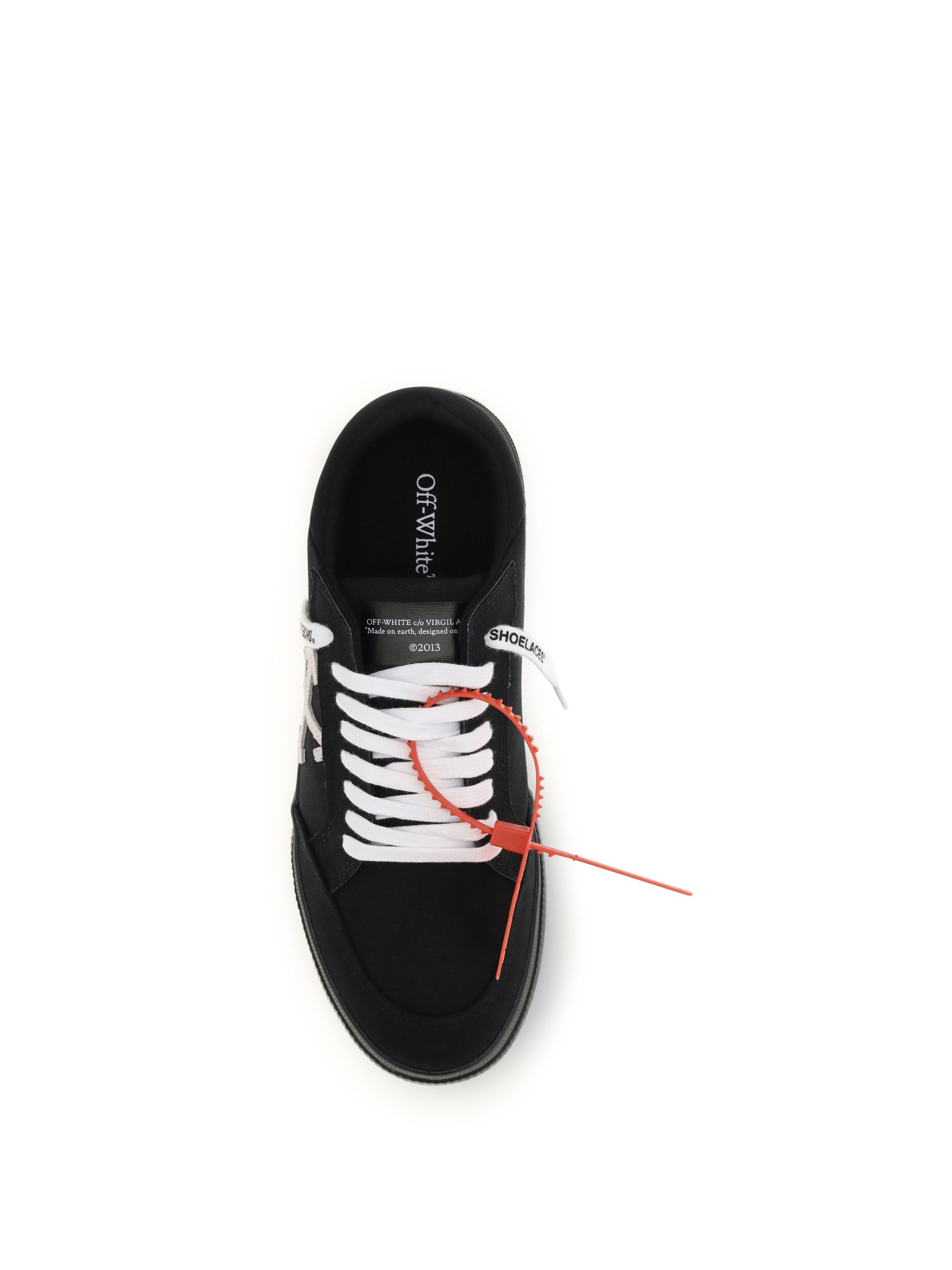 Off-White New Low Vulcanized canvas Sneakers Size US 7 / EU 40 - 4 Thumbnail
