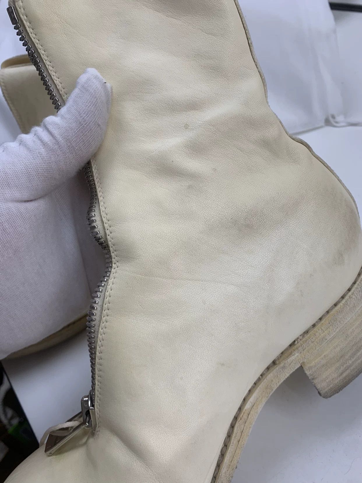 Guidi Guidi Leather Silver Boots 35 Women Size US 5 / IT 35 - 7 Thumbnail