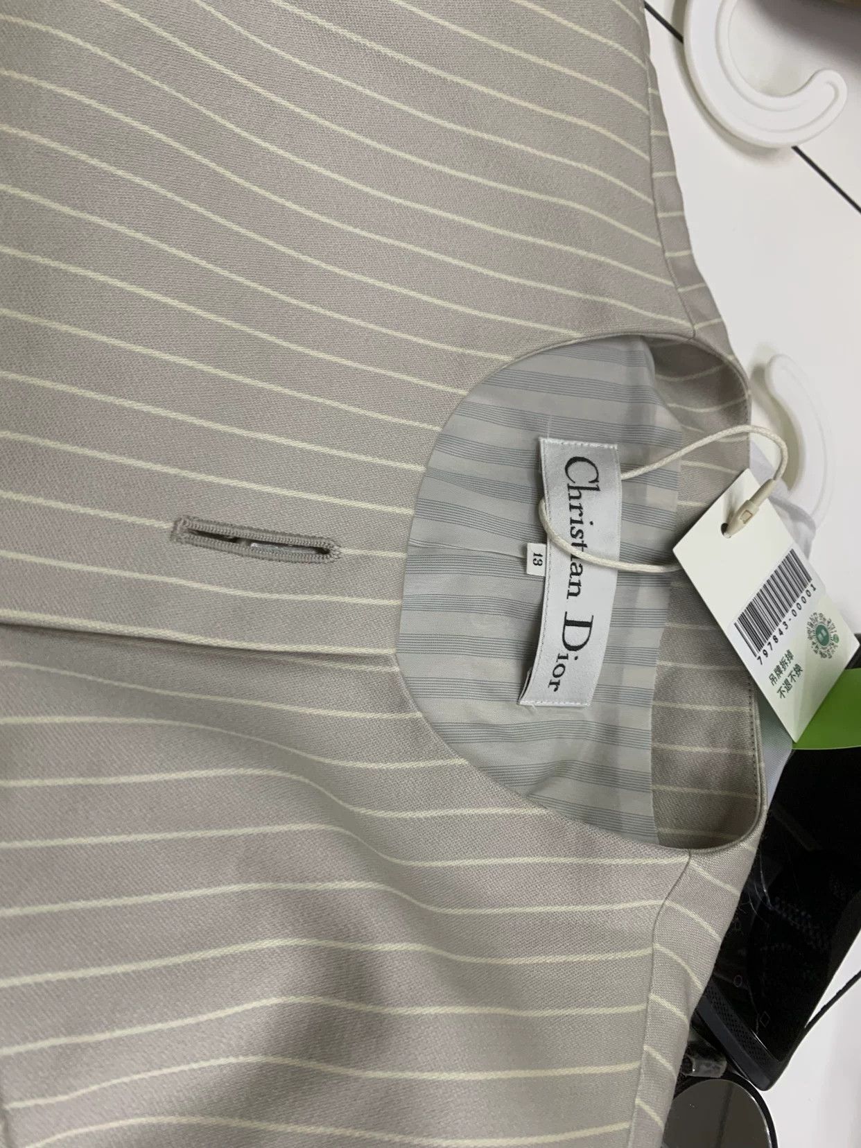 Dior Dior Wool Striped Hoodie L Men Size US L / EU 52-54 / 3 - 7 Thumbnail