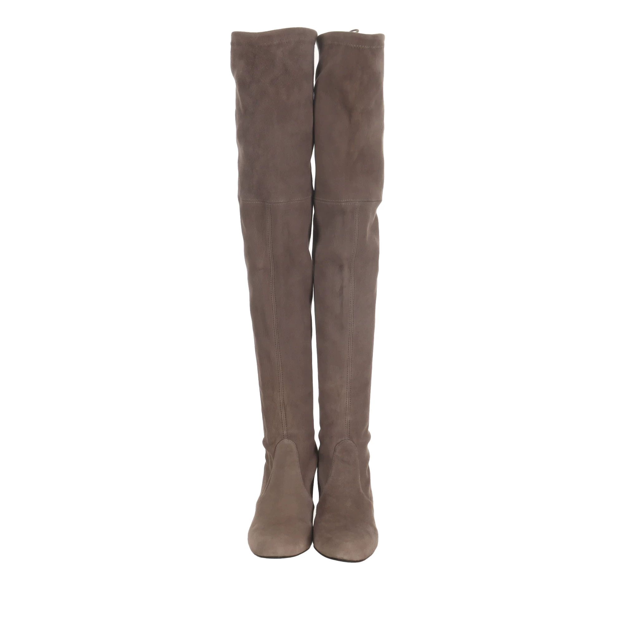 Dior Dior Suede Gold Boots 36 Women Size US 6 / IT 36 - 2 Thumbnail