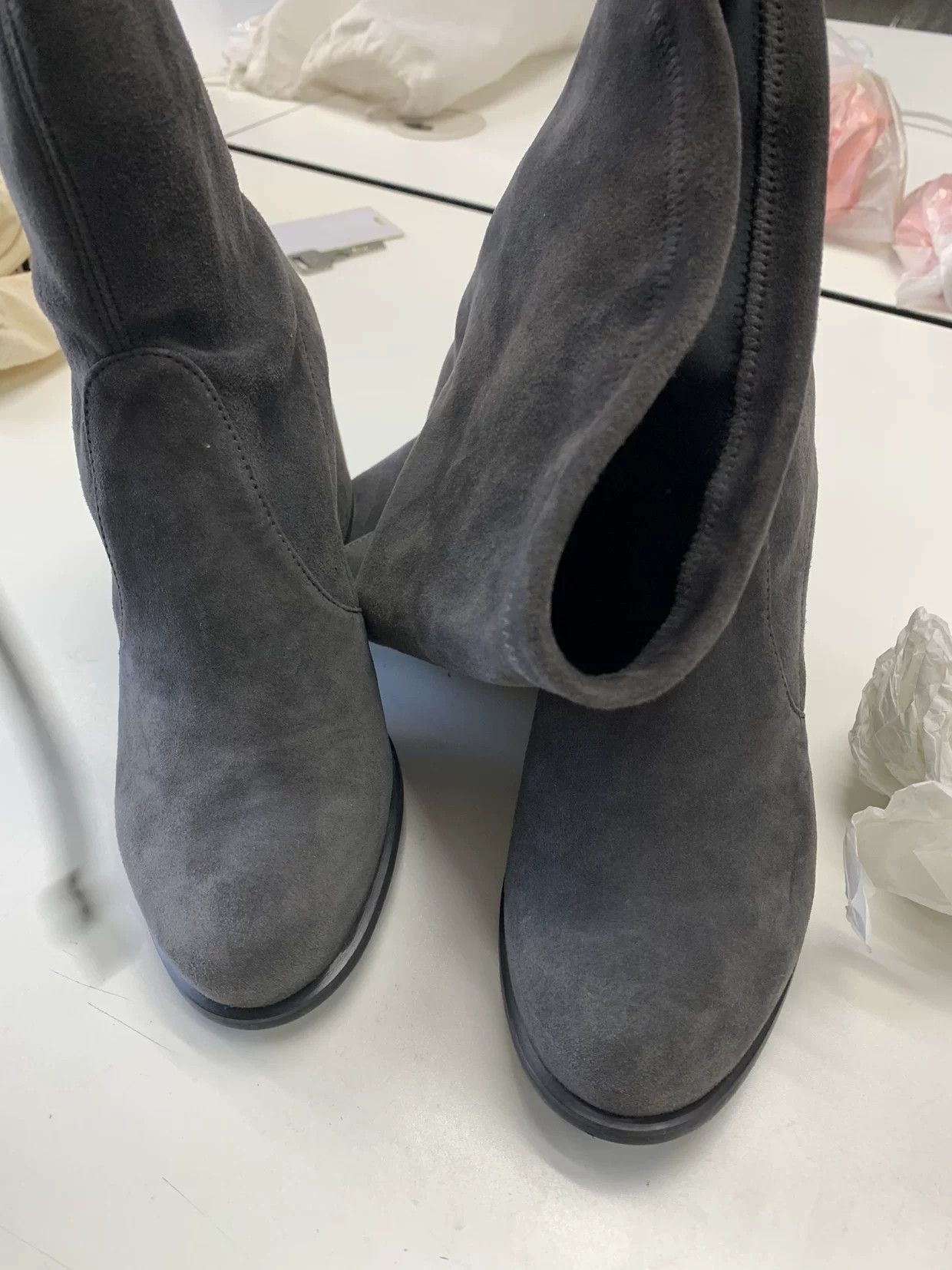 Dior Dior Suede Gold Boots 35 Women Size US 5 / IT 35 - 6 Thumbnail
