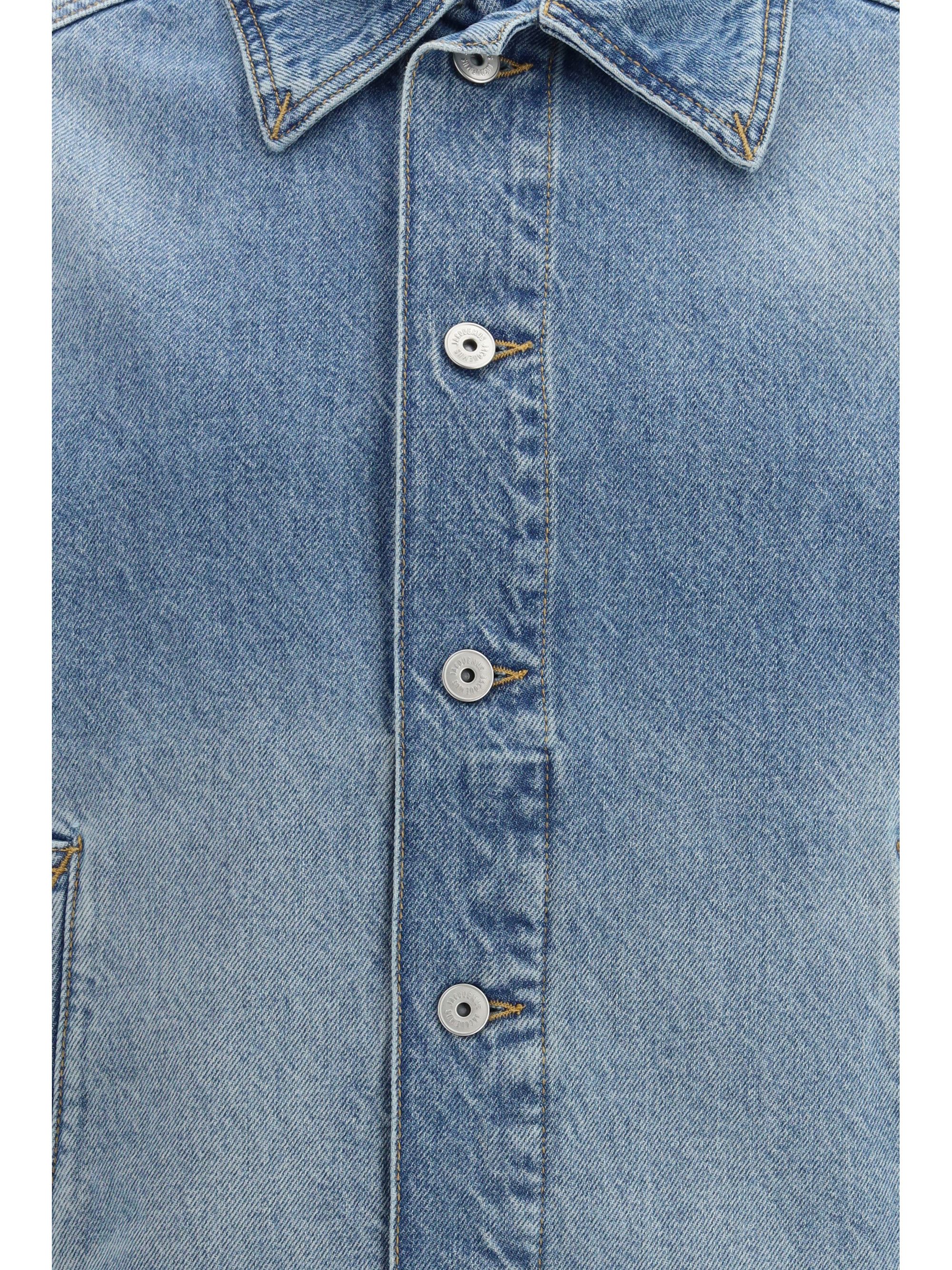 Jacquemus Denim Jacket Size US XL / EU 56 / 4 - 3 Thumbnail