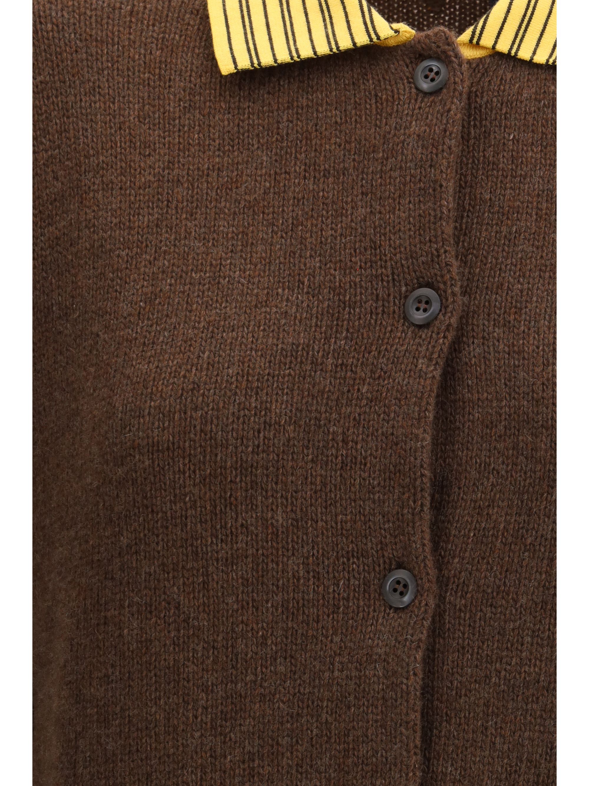 Prada Sweater with a classic collar and front button fastening Size M / US 6-8 / IT 42-44 - 3 Thumbnail