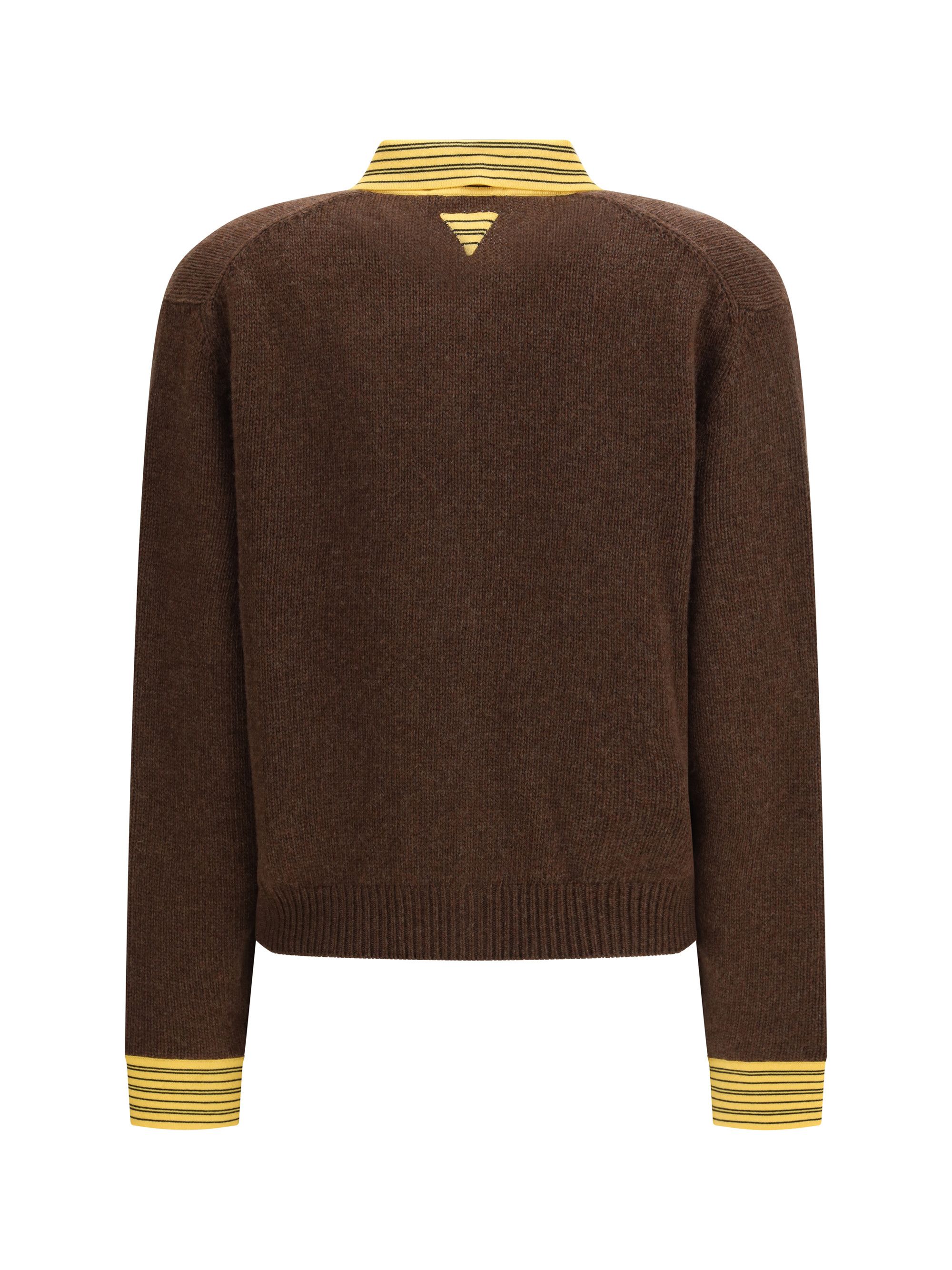 Prada Sweater with a classic collar and front button fastening Size M / US 6-8 / IT 42-44 - 2 Thumbnail