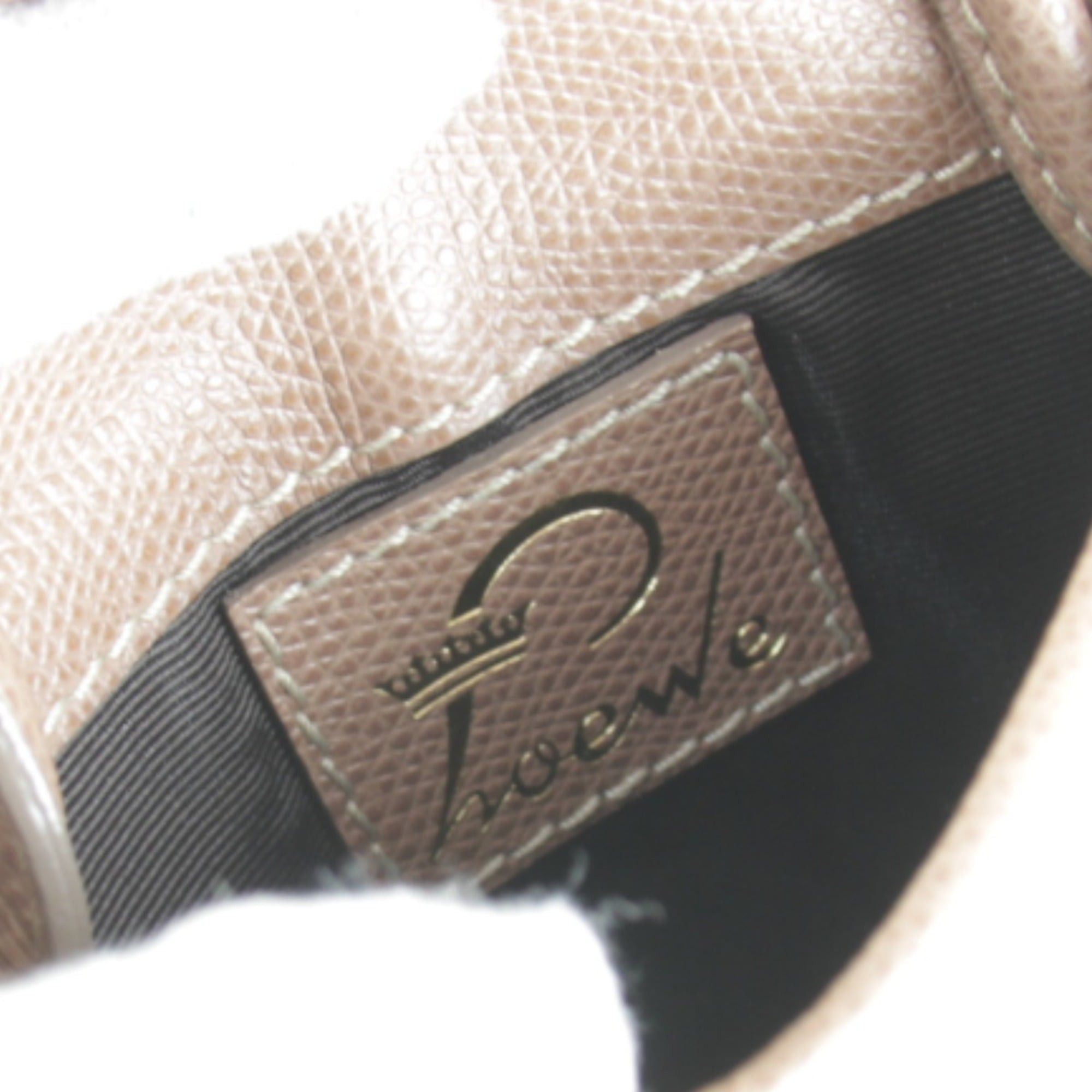 Loewe LOEWE Repeat Anagram Mini Shoulder Bag with Dust Bag, Canvas, Beige, 140g, Women's Pouch Size ONE SIZE - 12 Thumbnail