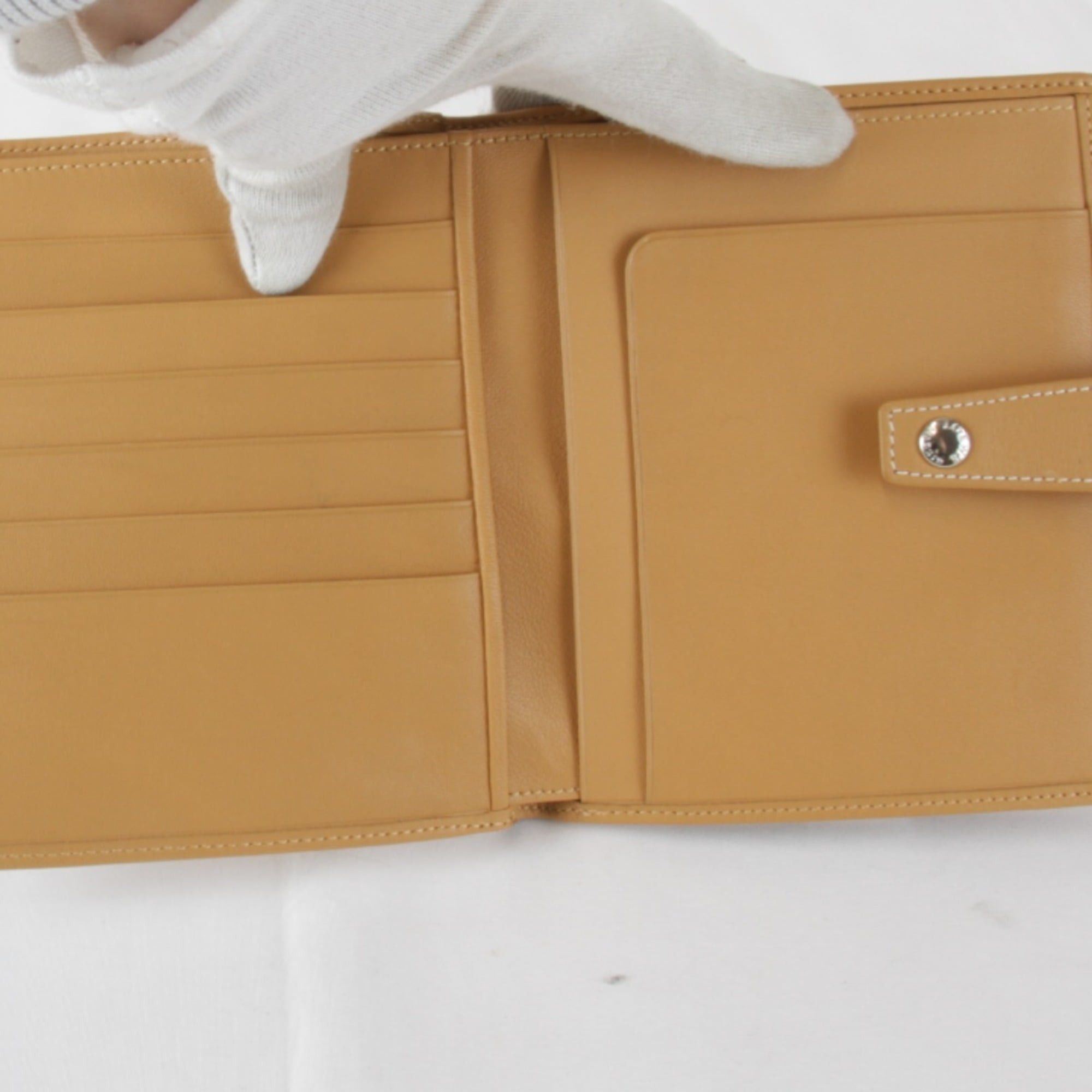 Loewe LOEWE women's bi-fold leather wallet in brown. Size ONE SIZE - 5 Thumbnail