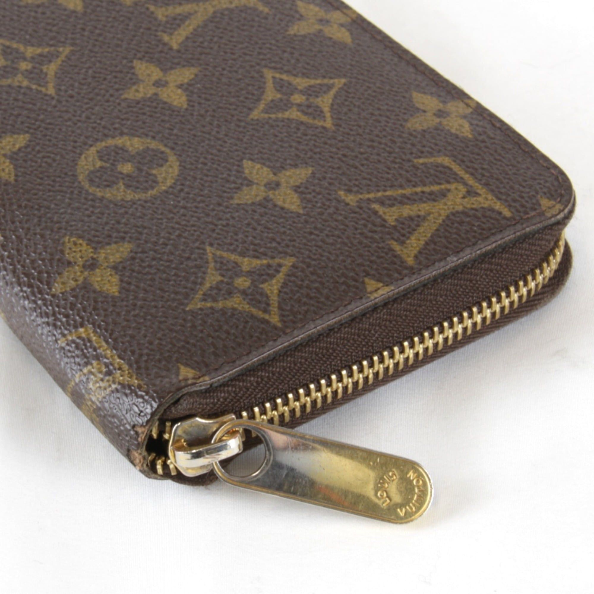 Louis Vuitton LOUIS VUITTON Zippy Wallet M42616, Monogram Canvas, Brown, Women's Size ONE SIZE - 3 Thumbnail