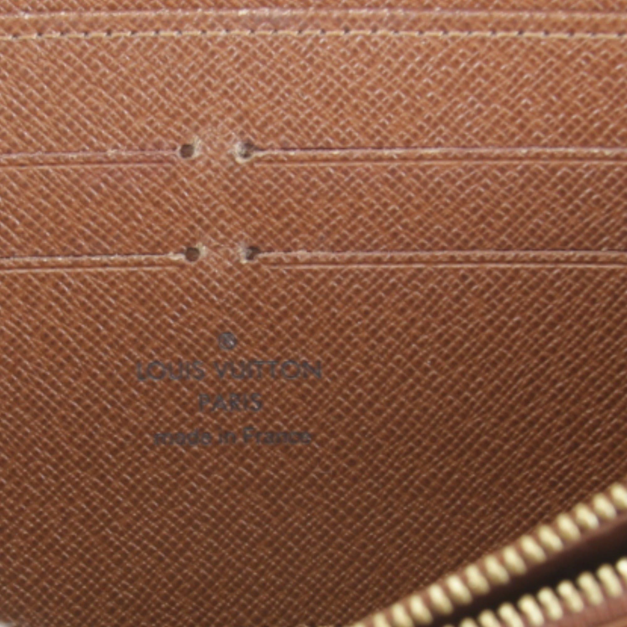 Louis Vuitton LOUIS VUITTON Zippy Wallet M42616, Monogram Canvas, Brown, Women's Size ONE SIZE - 13 Thumbnail