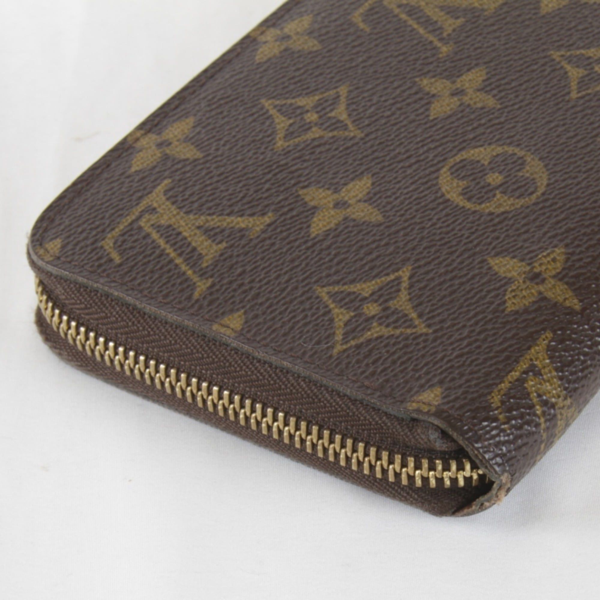 Louis Vuitton LOUIS VUITTON Zippy Wallet M42616, Monogram Canvas, Brown, Women's Size ONE SIZE - 4 Thumbnail
