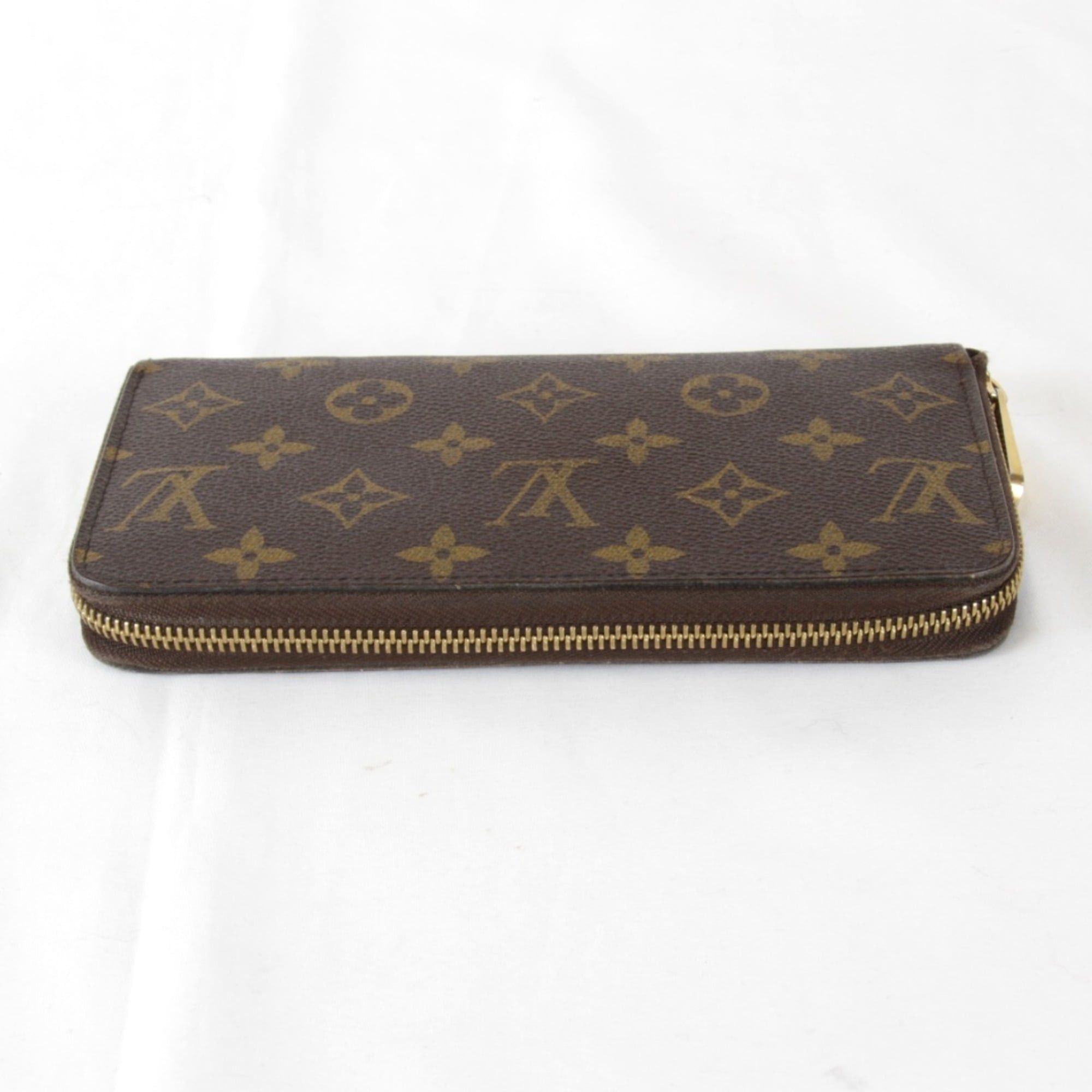 Louis Vuitton LOUIS VUITTON Zippy Wallet M42616, Monogram Canvas, Brown, Women's Size ONE SIZE - 6 Thumbnail