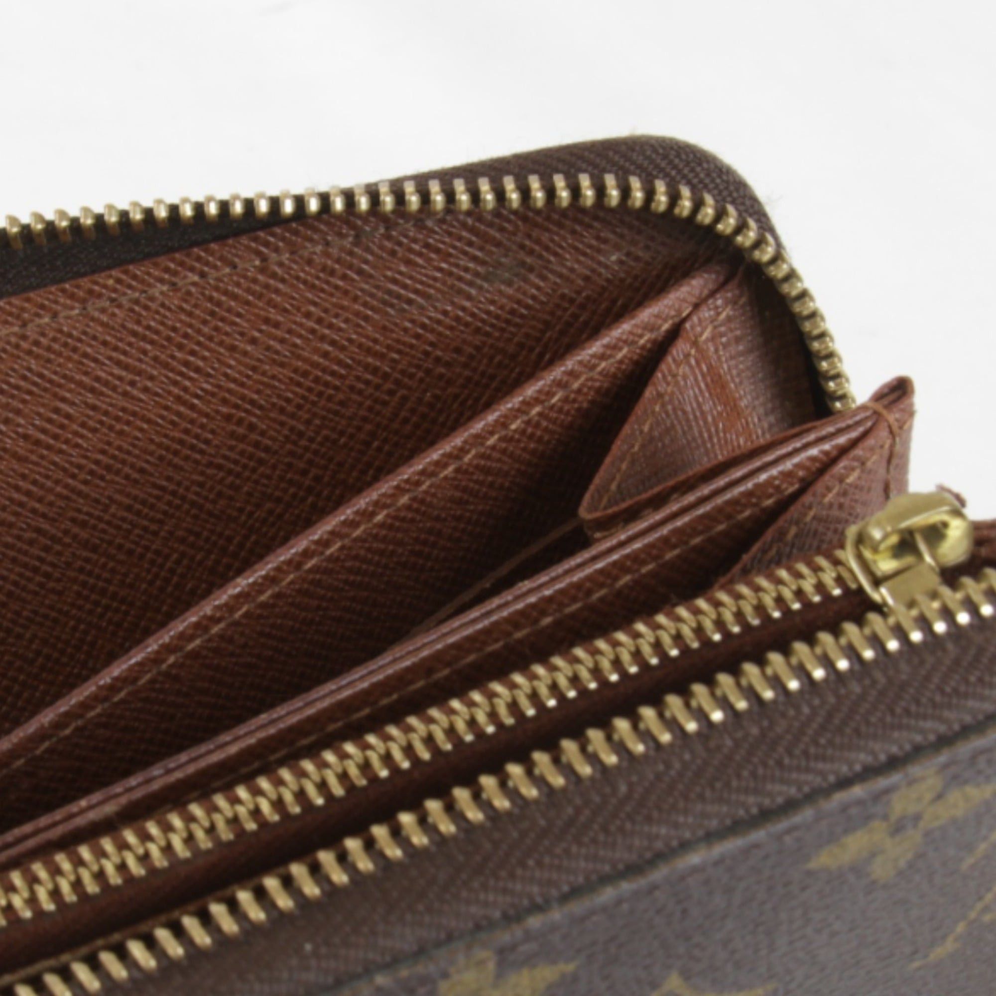 Louis Vuitton LOUIS VUITTON Zippy Wallet M42616, Monogram Canvas, Brown, Women's Size ONE SIZE - 11 Thumbnail