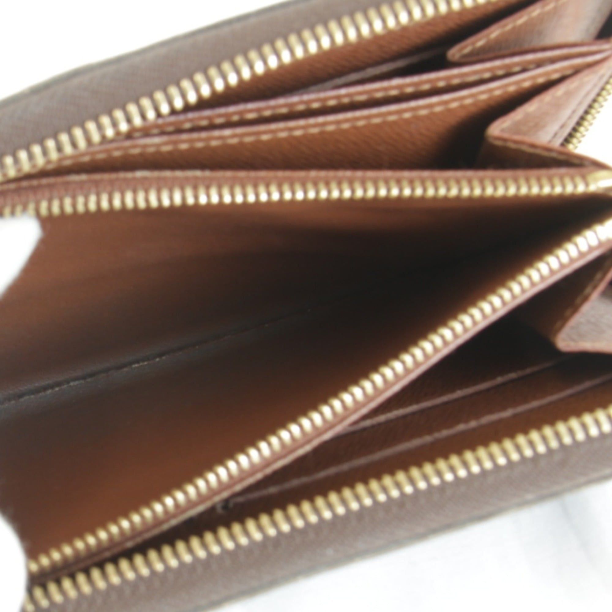 Louis Vuitton LOUIS VUITTON Zippy Wallet M42616, Monogram Canvas, Brown, Women's Size ONE SIZE - 12 Thumbnail