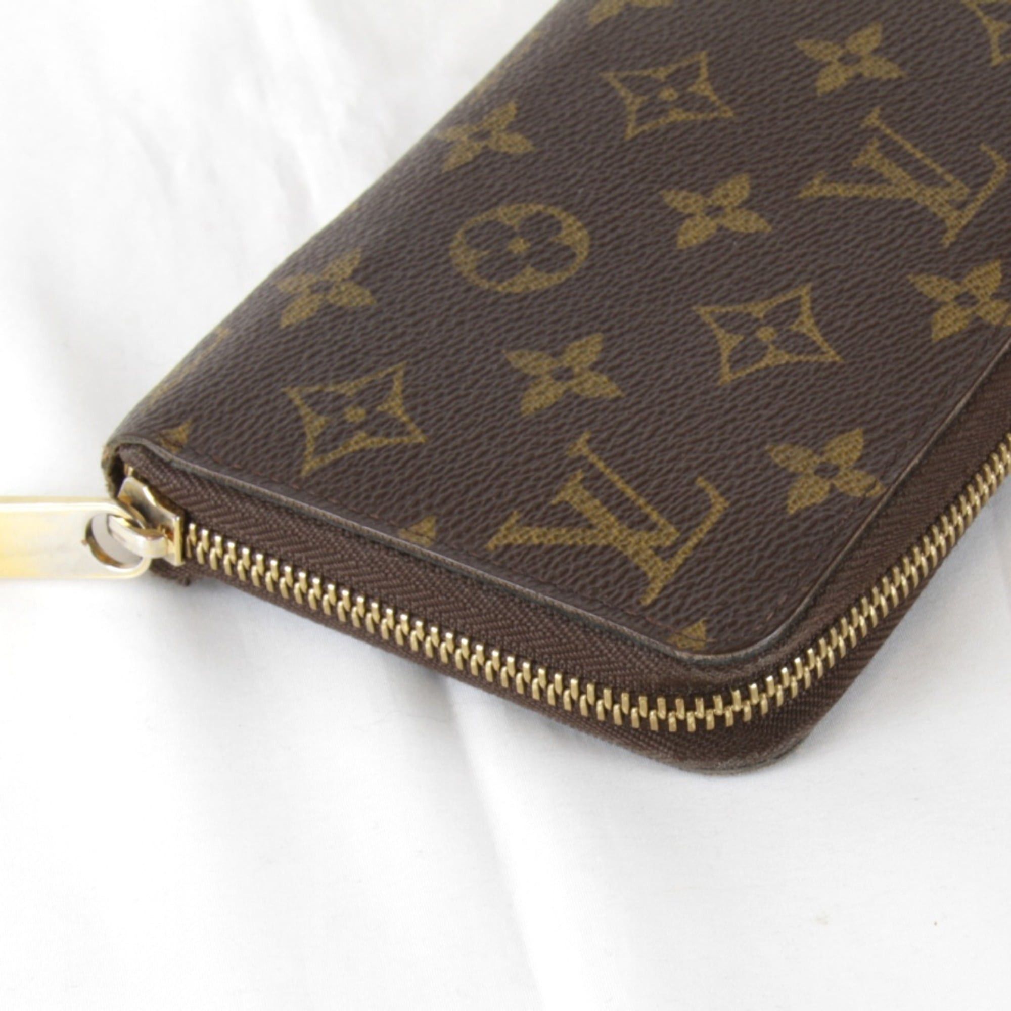 Louis Vuitton LOUIS VUITTON Zippy Wallet M42616, Monogram Canvas, Brown, Women's Size ONE SIZE - 7 Thumbnail