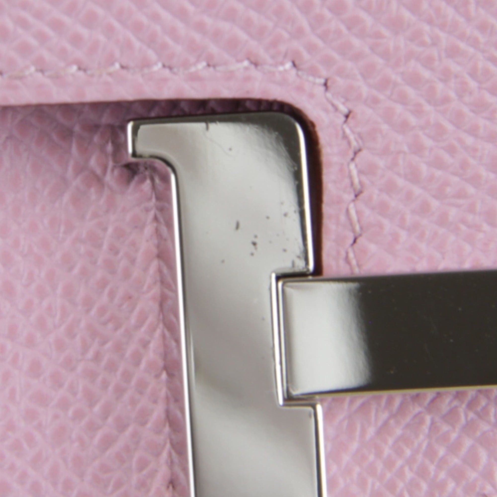 Hermes HERMES Constance Two Go Z-stamped shoulder bag, leather, pink, women's, mini size, pochette. Size ONE SIZE - 6 Thumbnail