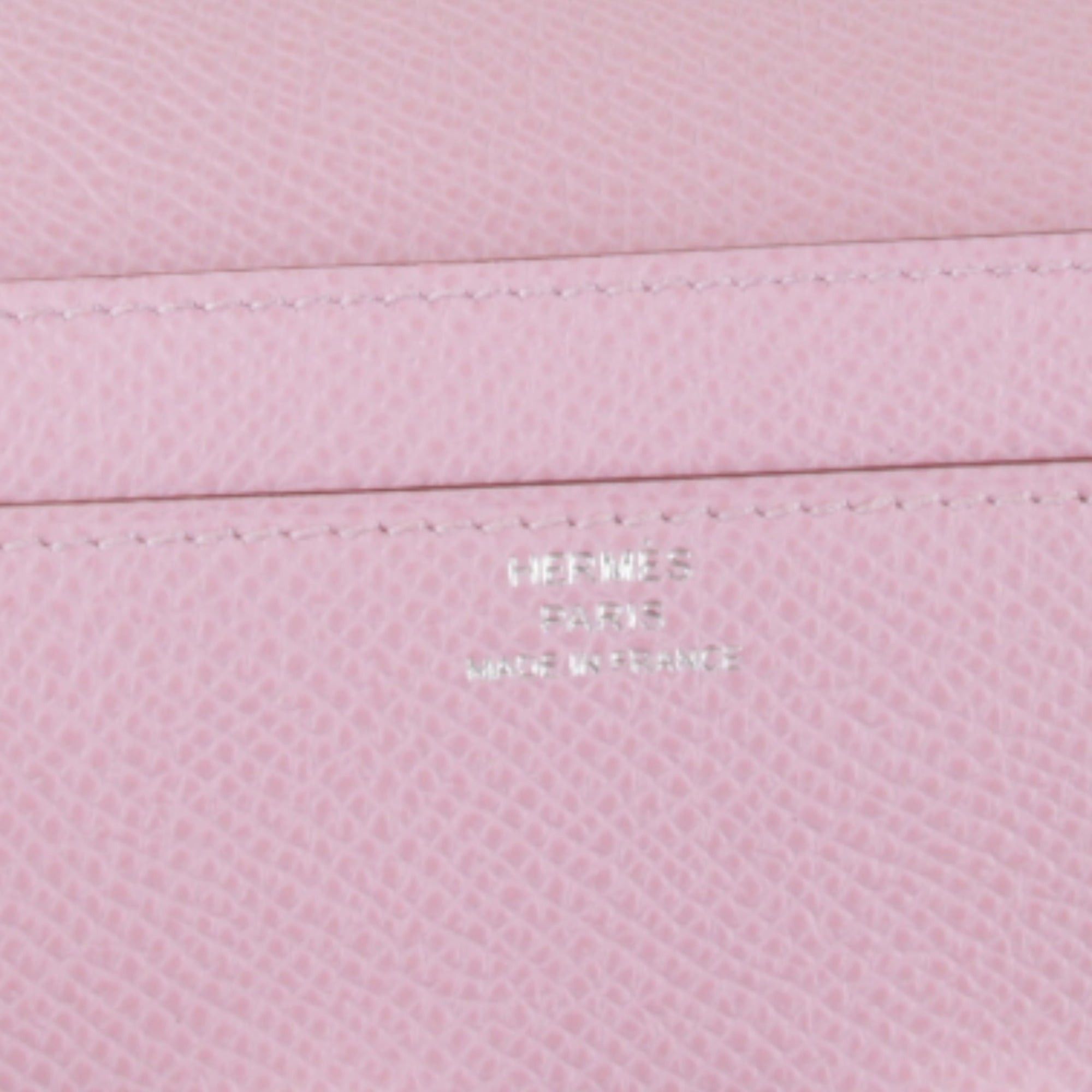 Hermes HERMES Constance Two Go Z-stamped shoulder bag, leather, pink, women's, mini size, pochette. Size ONE SIZE - 8 Thumbnail