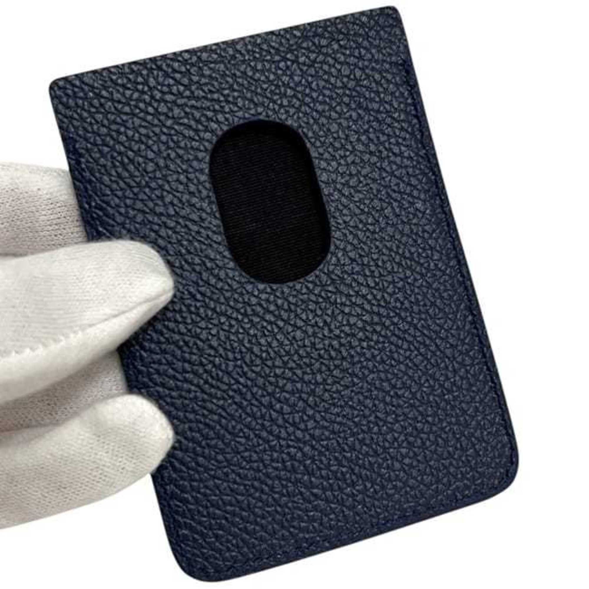 Balenciaga Balenciaga Card Case, Navy Blue, 675835, Smartphone Holder, Leather, BALENCIAGA Size ONE SIZE - 5 Thumbnail