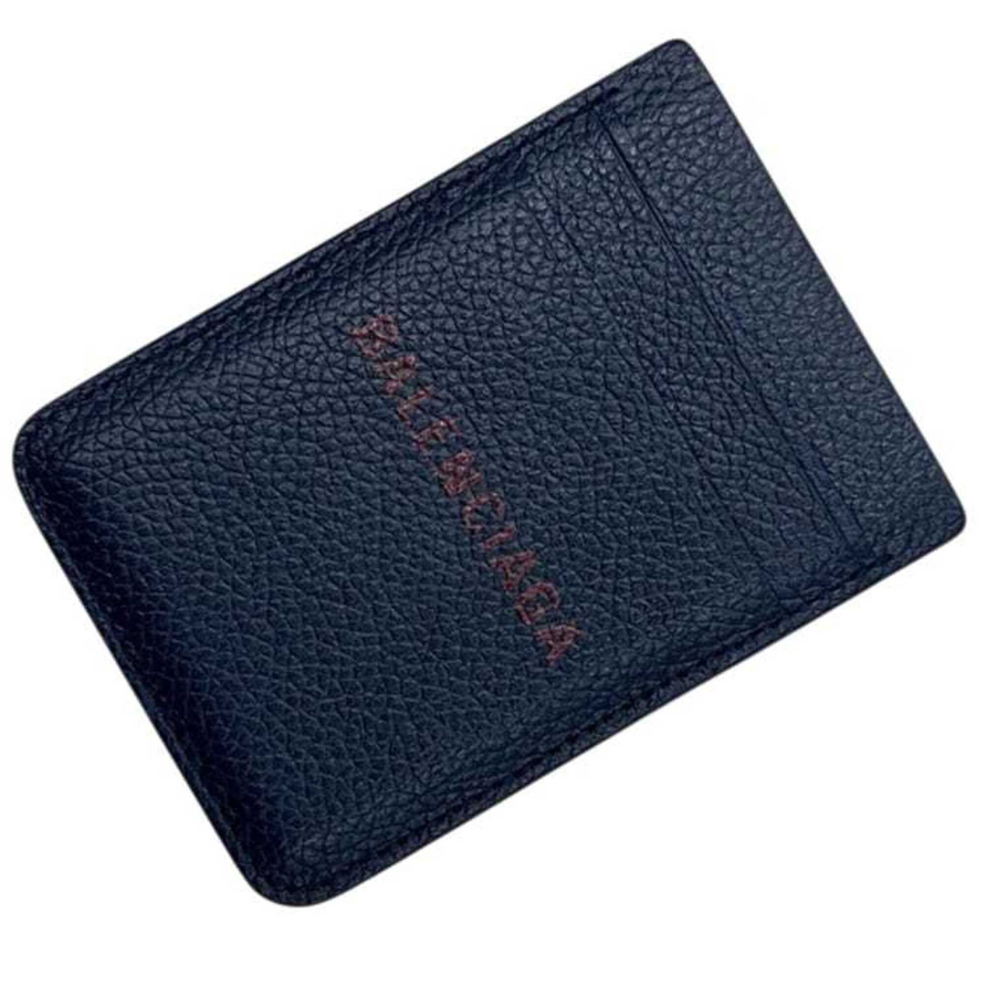Balenciaga Balenciaga Card Case, Navy Blue, 675835, Smartphone Holder, Leather, BALENCIAGA Size ONE SIZE - 2 Thumbnail