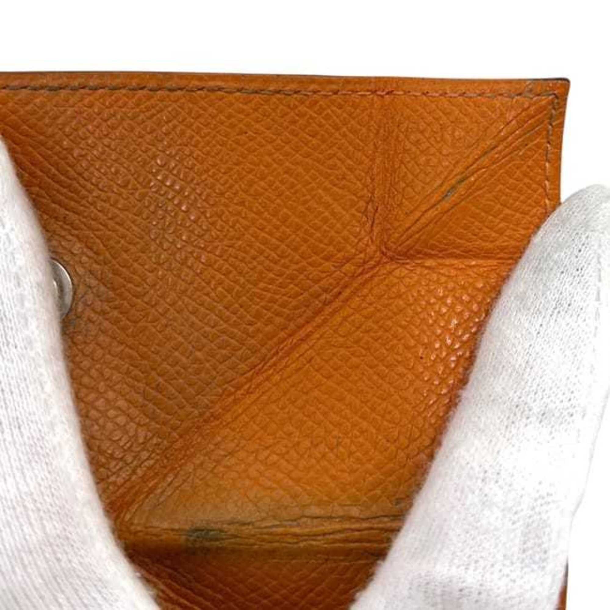 Hermes Hermes coin case, Vanquatriole, orange, leather, Veau Epsom. Size ONE SIZE - 5 Thumbnail