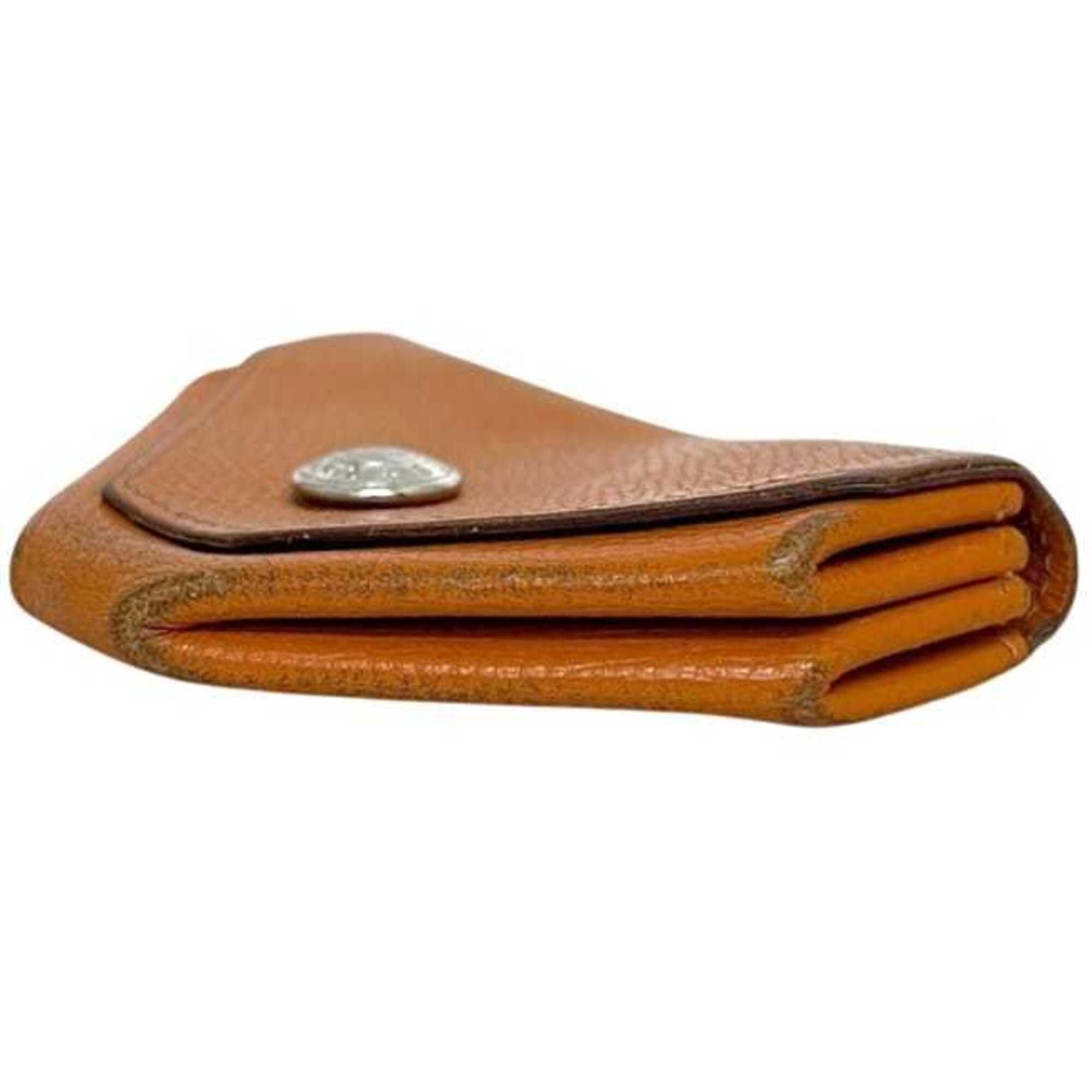 Hermes Hermes coin case, Vanquatriole, orange, leather, Veau Epsom. Size ONE SIZE - 9 Thumbnail