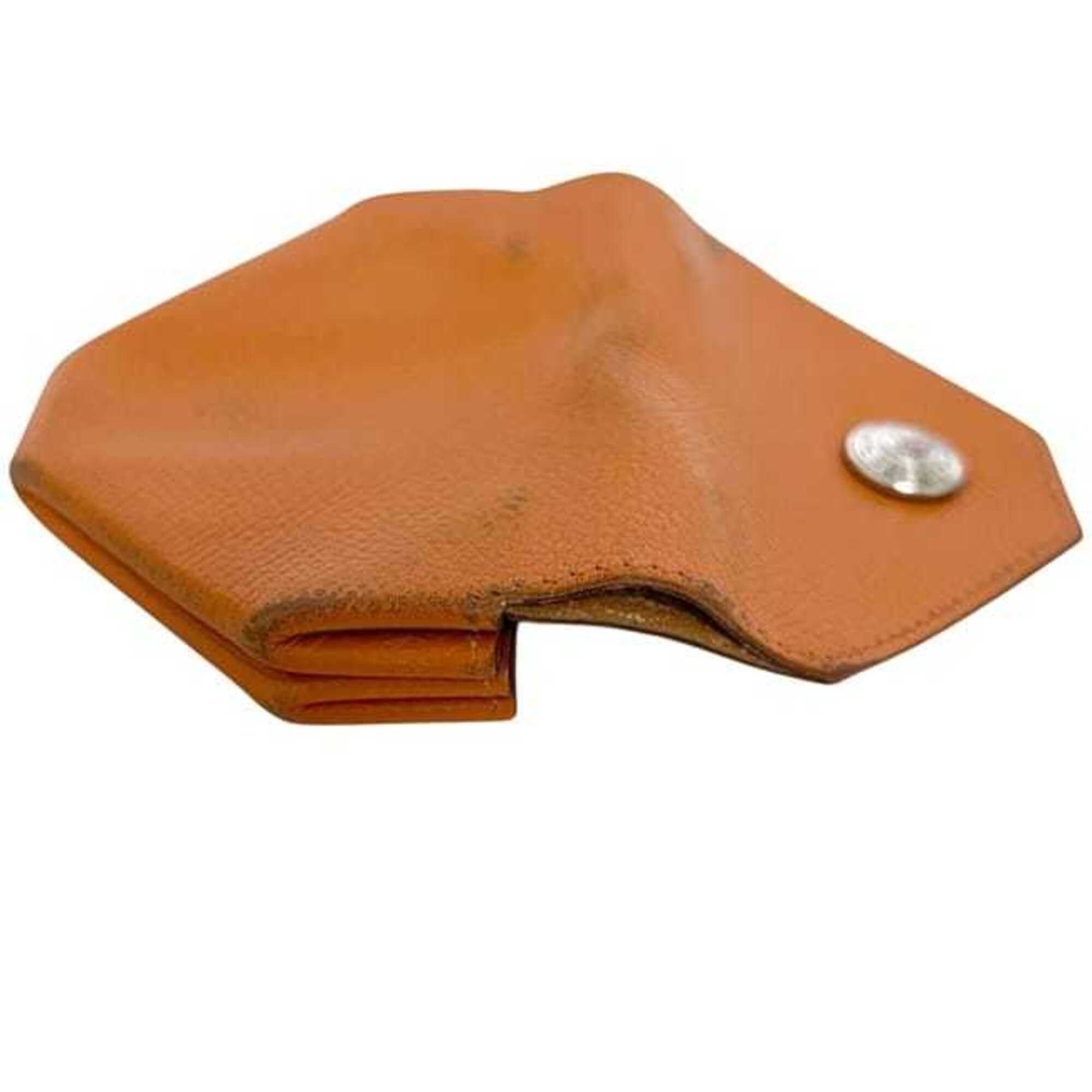 Hermes Hermes coin case, Vanquatriole, orange, leather, Veau Epsom. Size ONE SIZE - 11 Thumbnail