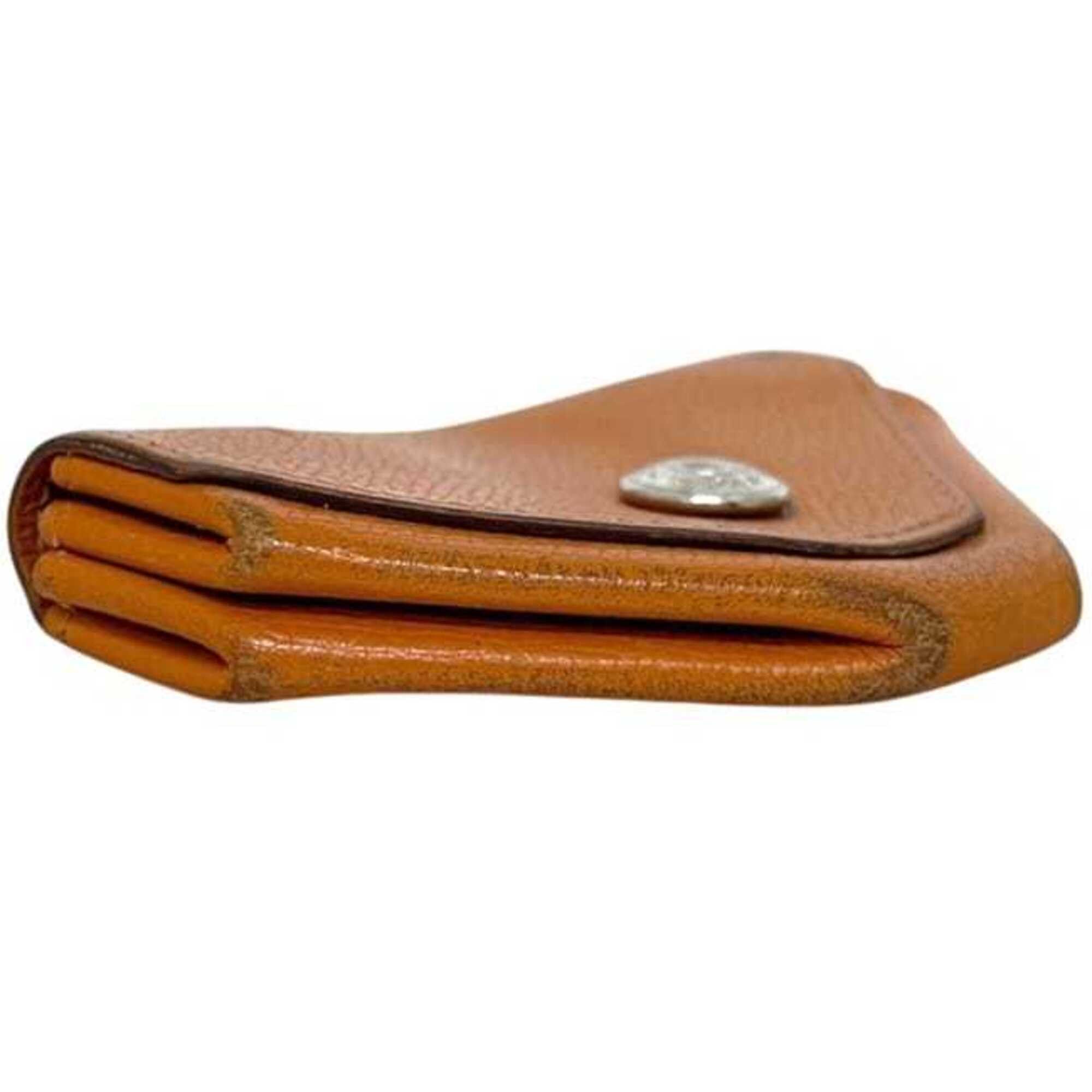 Hermes Hermes coin case, Vanquatriole, orange, leather, Veau Epsom. Size ONE SIZE - 8 Thumbnail
