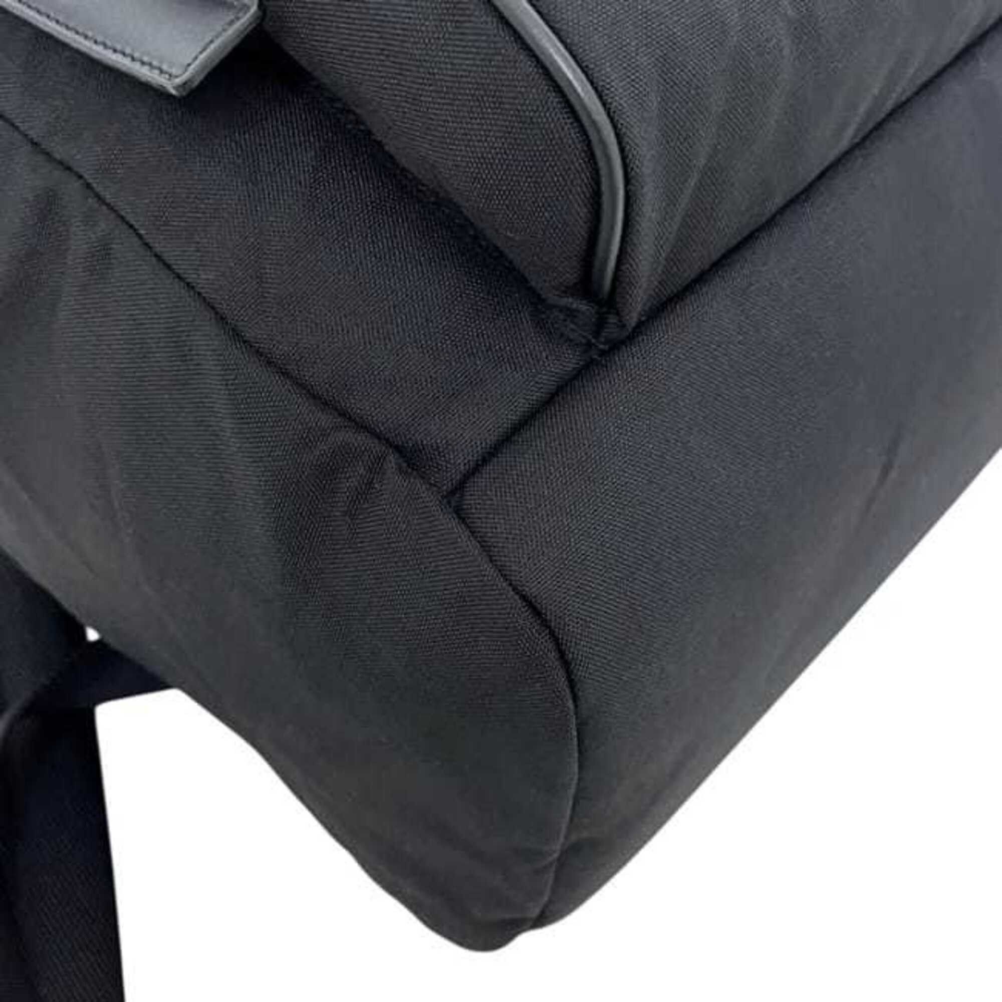 Saint Laurent Paris Saint Laurent Backpack Rocksack Black PLB468008 Canvas Leather 1117 SAINT LAURENT PARIS Size ONE SIZE - 9 Thumbnail