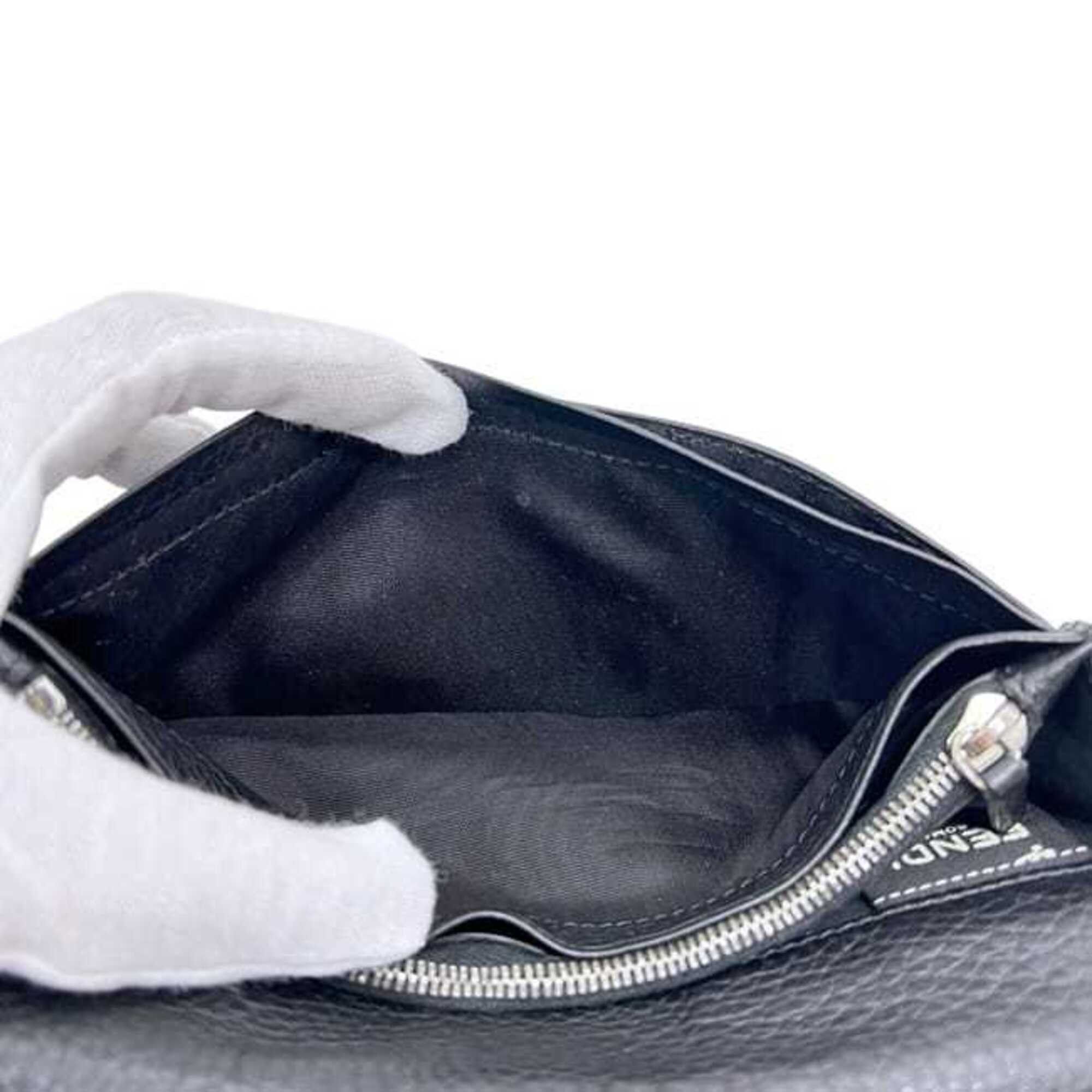 Fendi Fendi Bi-fold Long Wallet, Gray, 7M0186, Leather, 072 208 1835 FENDI Size ONE SIZE - 5 Thumbnail