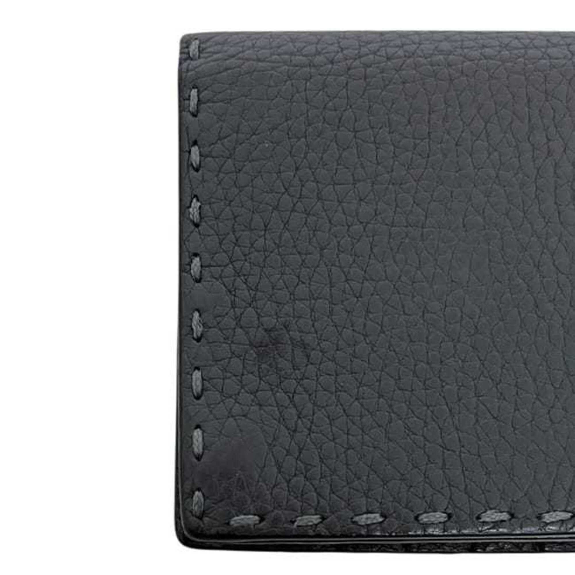 Fendi Fendi Bi-fold Long Wallet, Gray, 7M0186, Leather, 072 208 1835 FENDI Size ONE SIZE - 10 Thumbnail