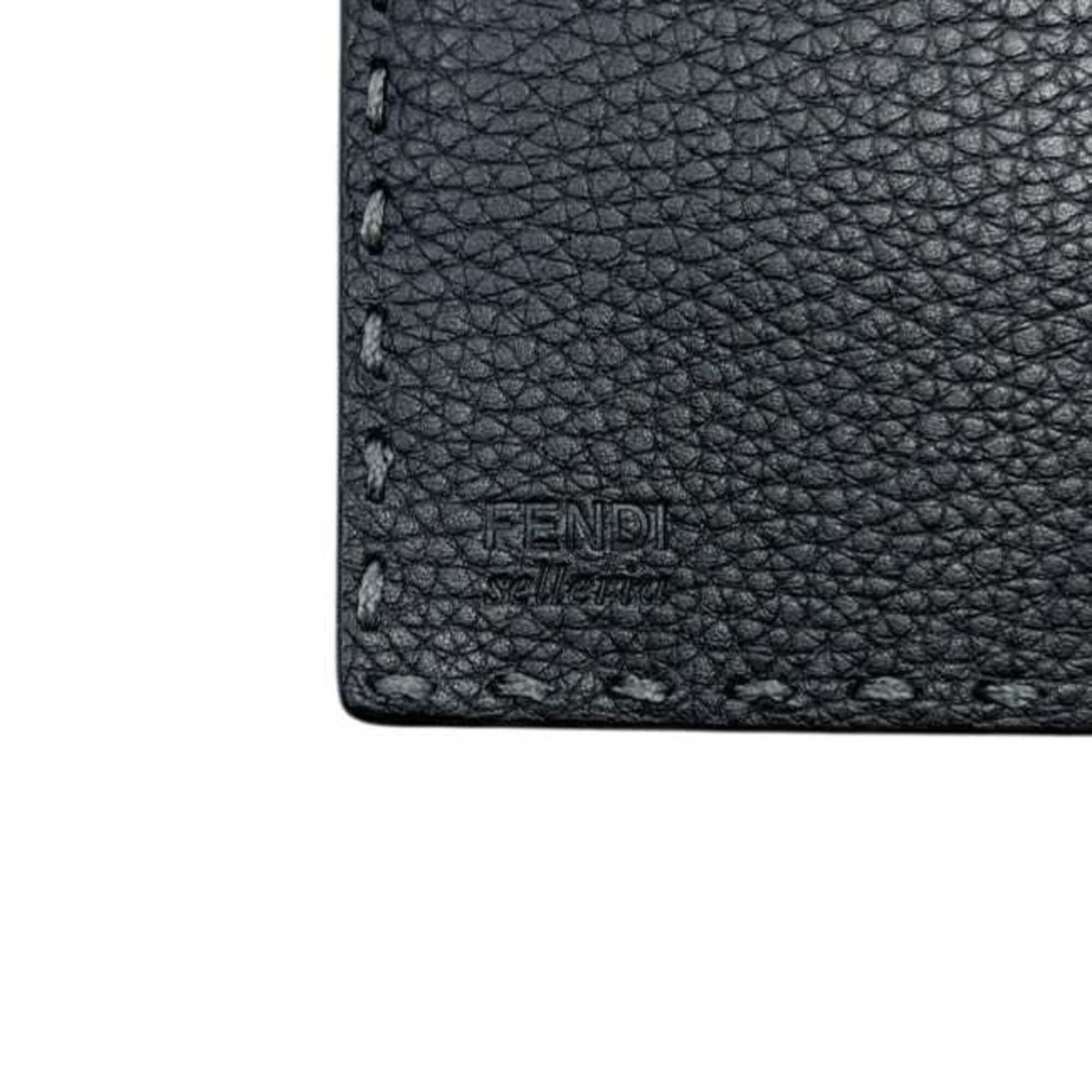 Fendi Fendi Bi-fold Long Wallet, Gray, 7M0186, Leather, 072 208 1835 FENDI Size ONE SIZE - 6 Thumbnail
