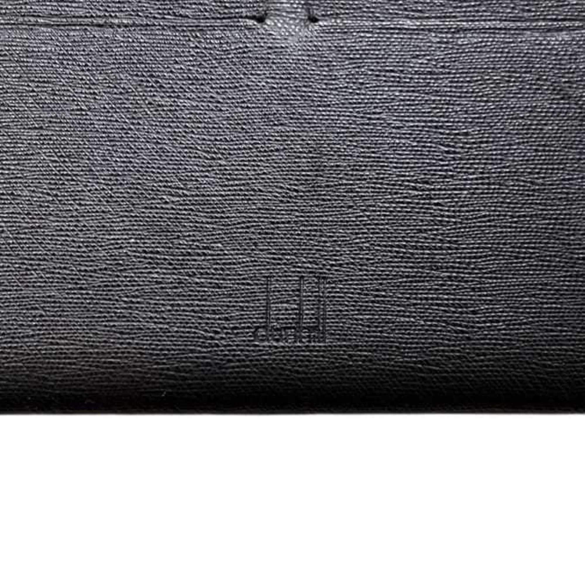 Alfred Dunhill Dunhill bi-fold long wallet, dark brown, Sidecar design, leather. Size ONE SIZE - 5 Thumbnail