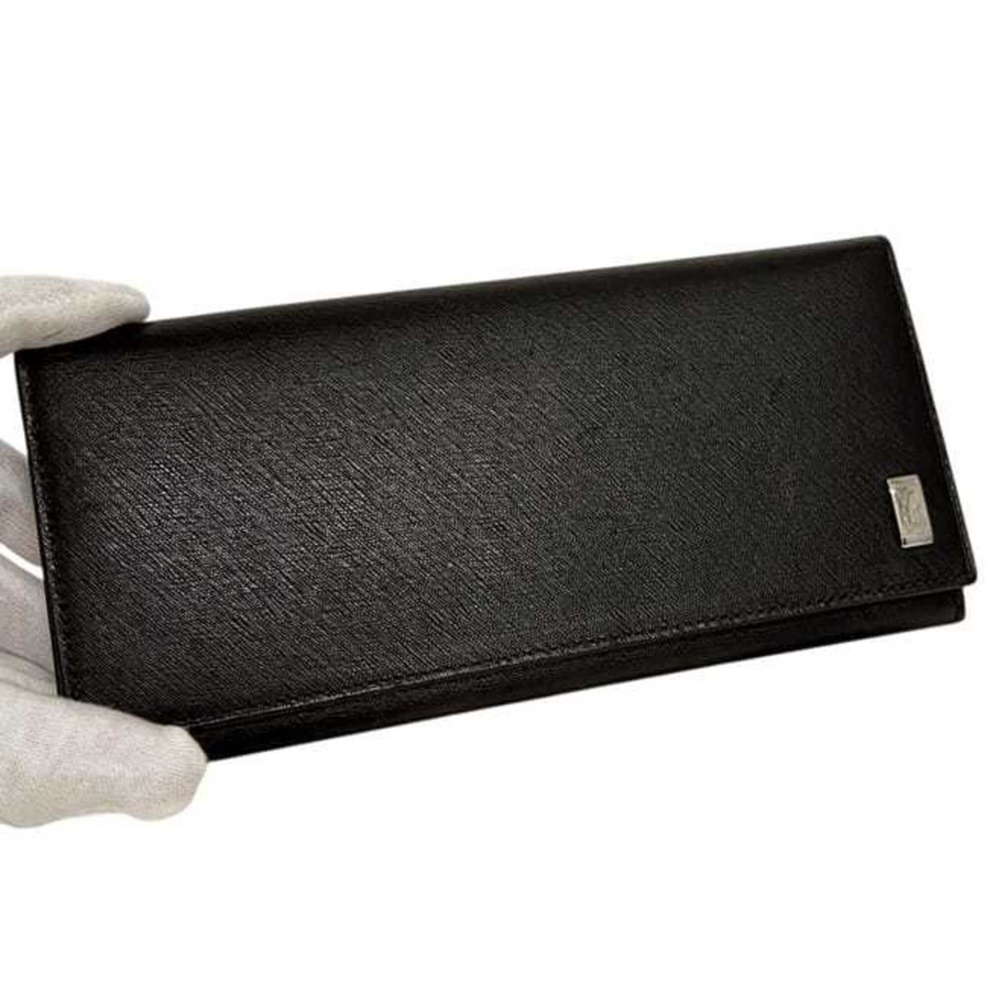 Alfred Dunhill Dunhill bi-fold long wallet, dark brown, Sidecar design, leather. Size ONE SIZE - 8 Thumbnail