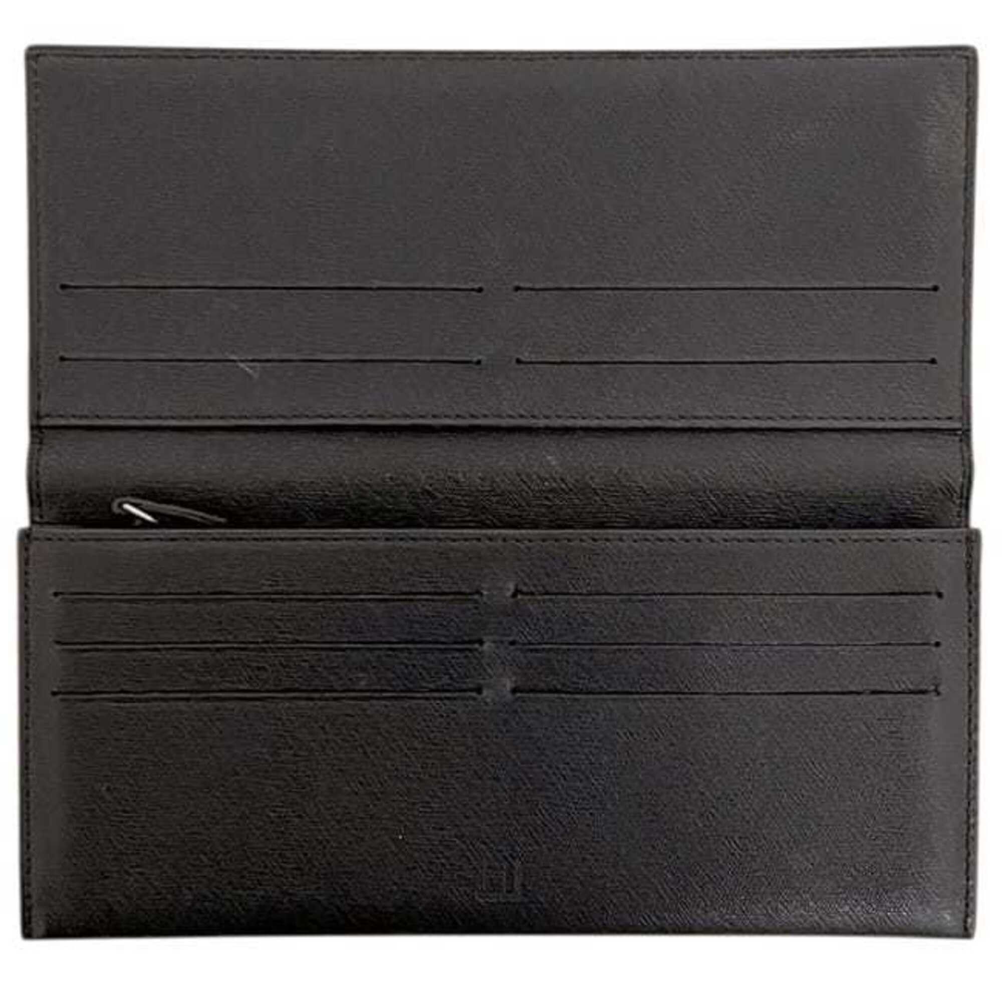 Alfred Dunhill Dunhill bi-fold long wallet, dark brown, Sidecar design, leather. Size ONE SIZE - 4 Thumbnail