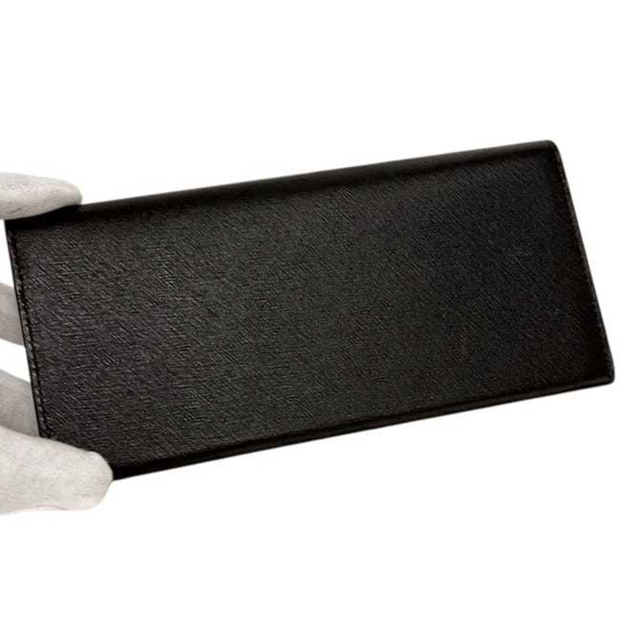 Alfred Dunhill Dunhill bi-fold long wallet, dark brown, Sidecar design, leather. Size ONE SIZE - 9 Thumbnail