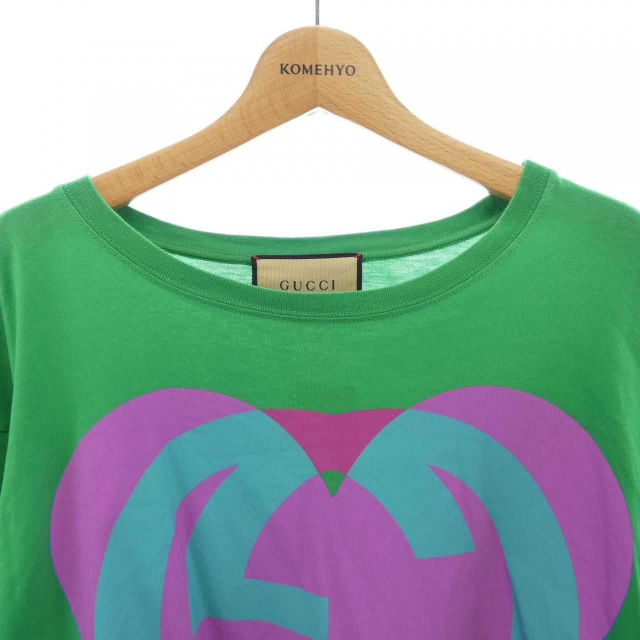 Gucci Gucci Gucci Cotton T Shirt Textile T-Shirts 615044XJD63 DUTY FREE for USA Size ONE SIZE - 5 Thumbnail