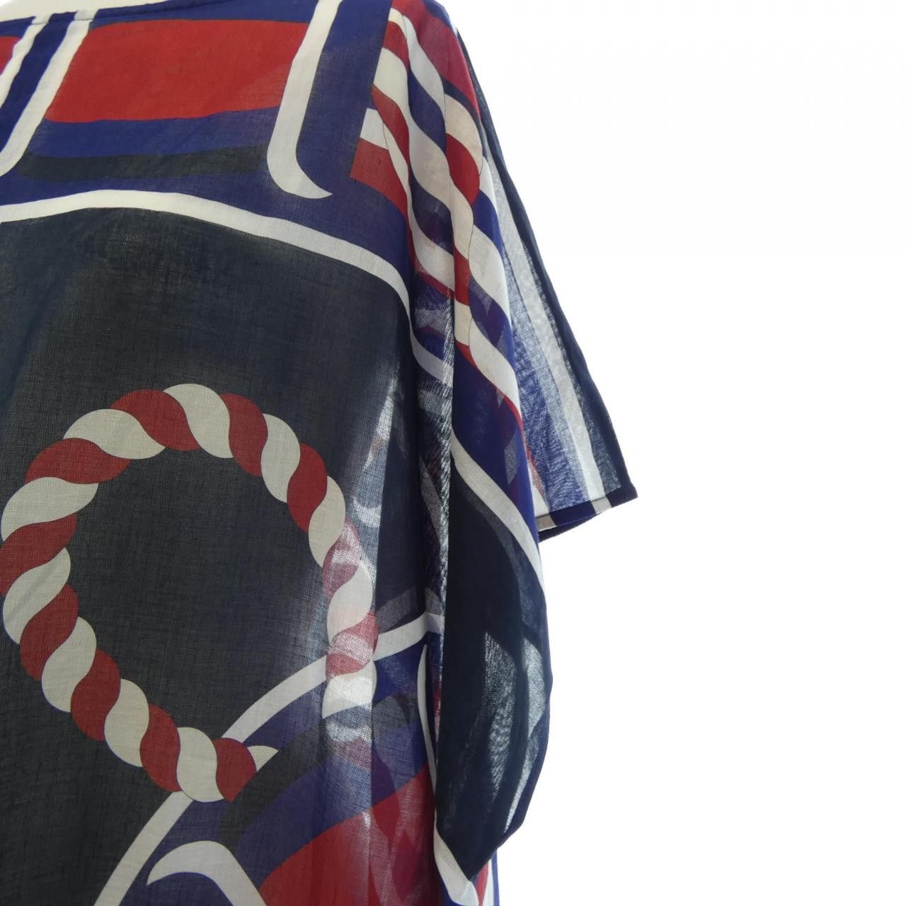 beach caftan dress Caftan Dress - Caramel and French Blue