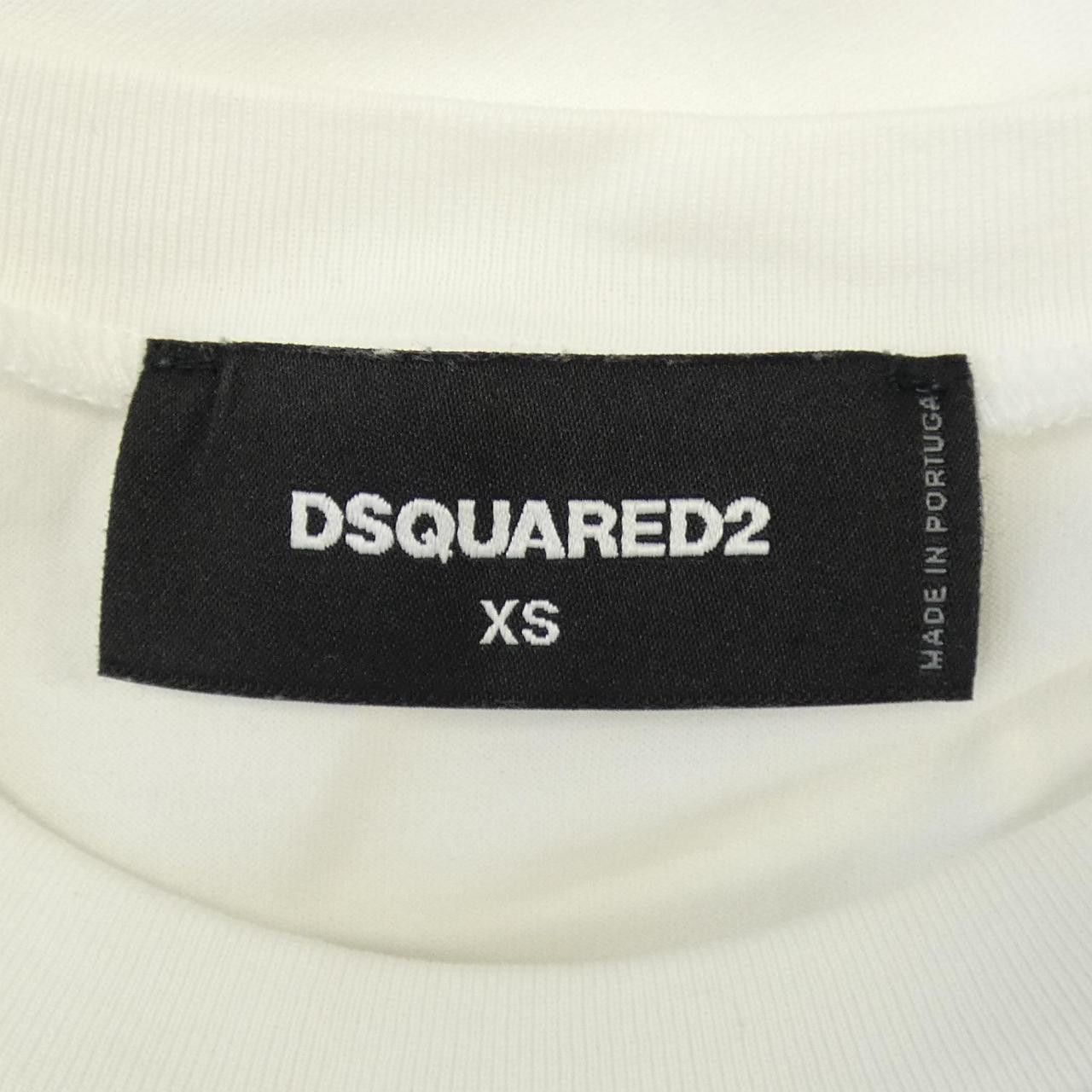 Dsquared2 Dsquared2 Dsquared2 Cotton T Shirt Textile T-Shirts S74GD0899 DUTY FREE for USA Size ONE SIZE - 4 Thumbnail