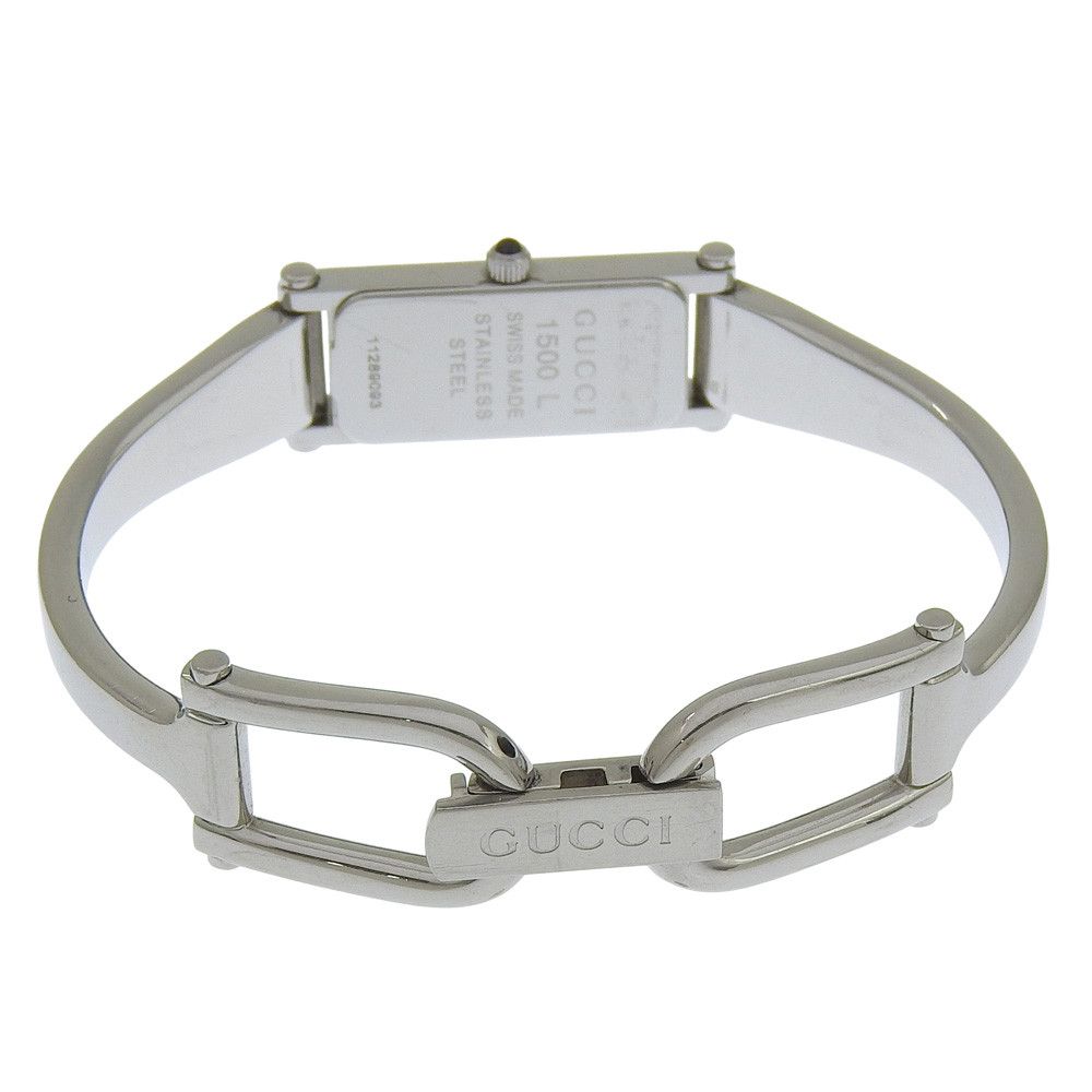 Gucci Gucci Gucci Stainless Steel Quartz Metal Quartz 1500L DUTY FREE for USA Size ONE SIZE - 5 Thumbnail