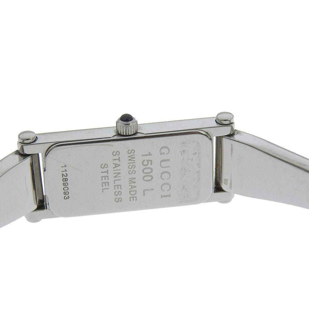 Gucci Gucci Gucci Stainless Steel Quartz Metal Quartz 1500L DUTY FREE for USA Size ONE SIZE - 6 Thumbnail