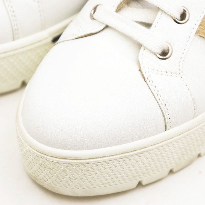 Hermes Hermes Hermes Dare Leather Sneakers Leather Shoes DUTY FREE for USA Size ONE SIZE - 2 Thumbnail