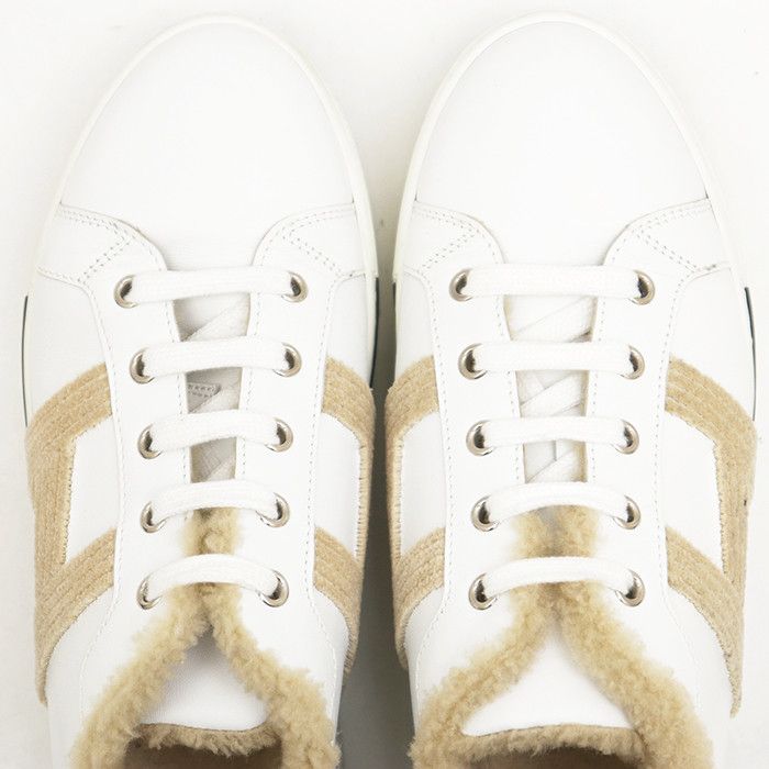 Hermes Hermes Hermes Dare Leather Sneakers Leather Shoes DUTY FREE for USA Size ONE SIZE - 7 Thumbnail