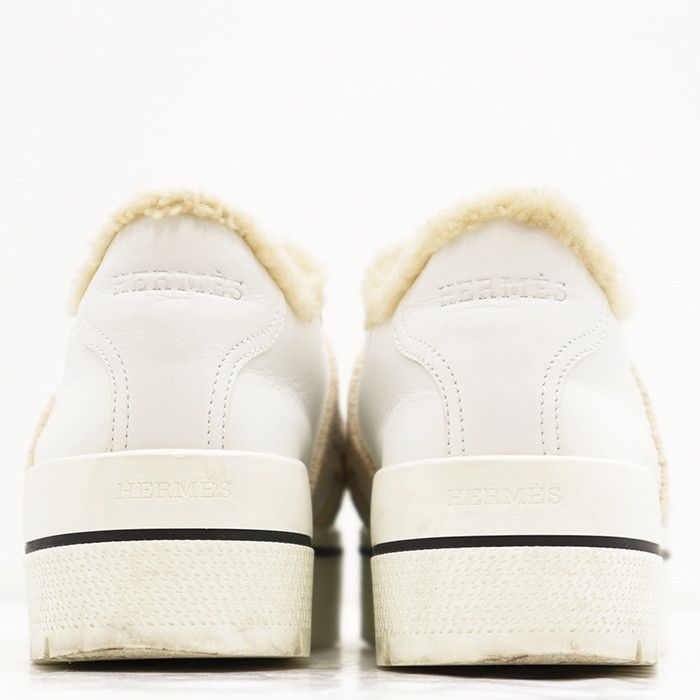 Hermes Hermes Hermes Dare Leather Sneakers Leather Shoes DUTY FREE for USA Size ONE SIZE - 6 Thumbnail